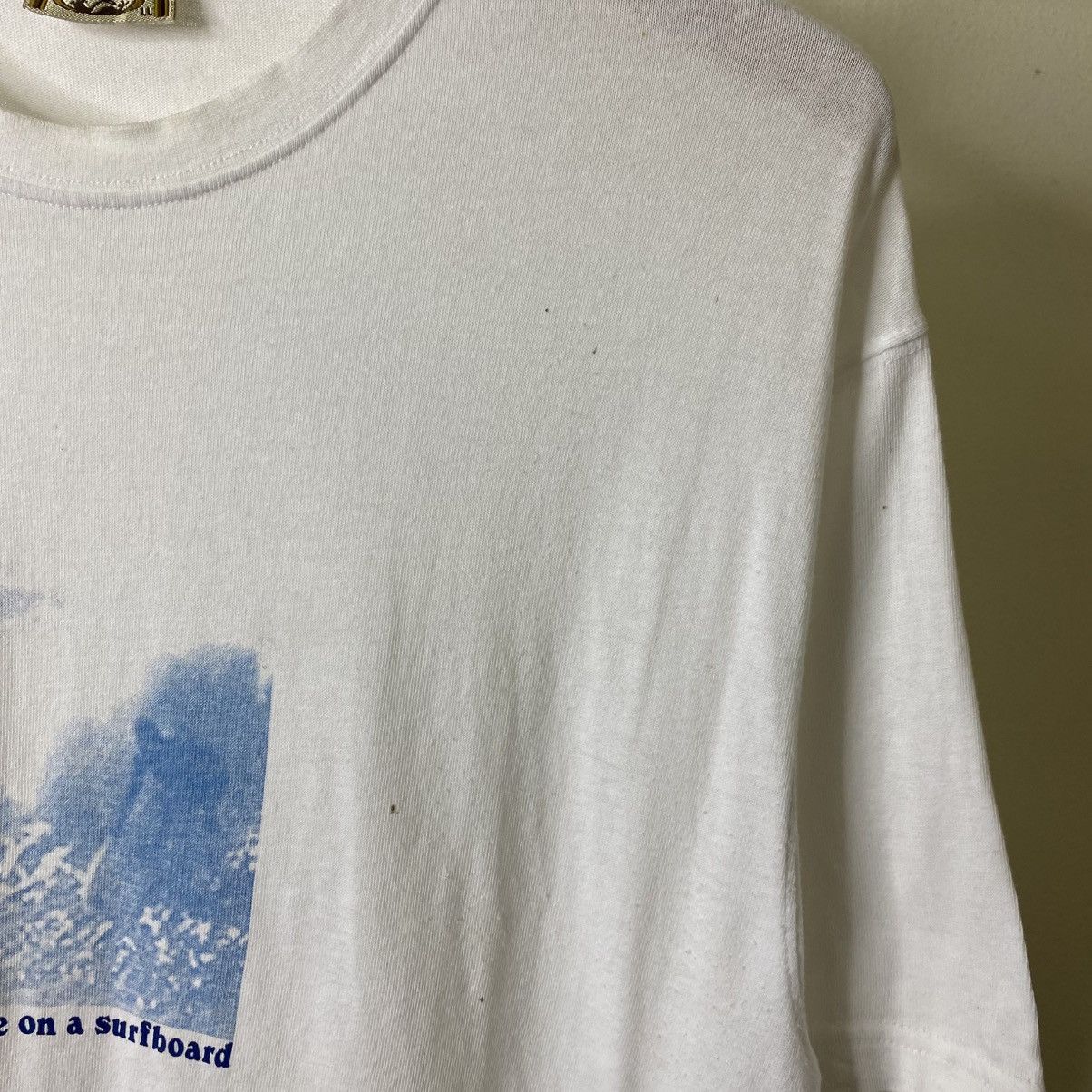 Vintage 2000s Barbad Surf Tee Surfing Size US L / EU 52-54 / 3 - 3 Thumbnail