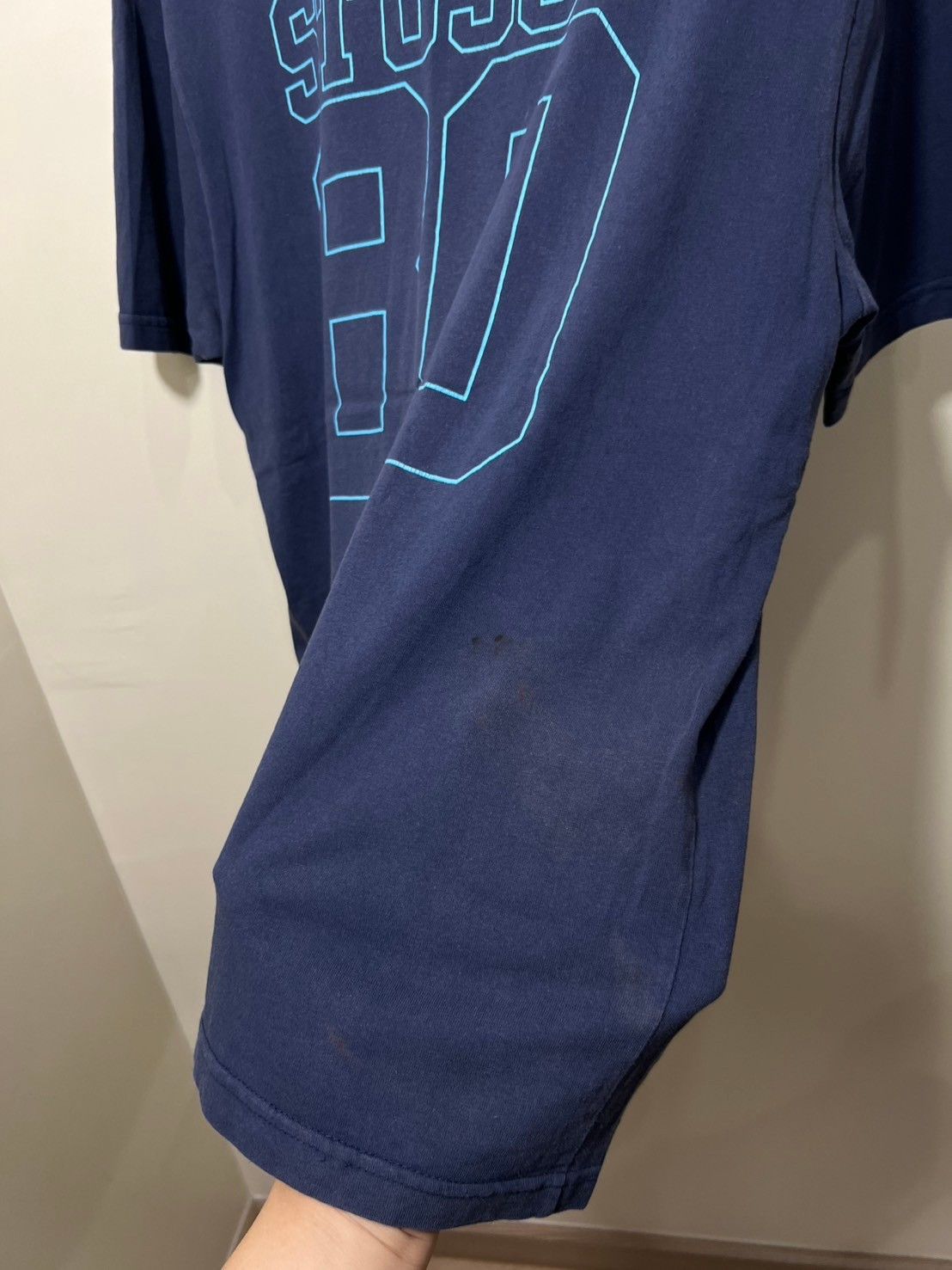 Stussy × Vintage Vintage STUSSY number 25 80 shirt bnz01 Size US XL / EU 56 / 4 - 6 Thumbnail