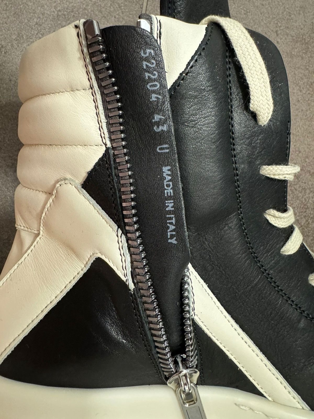 Rick Owens Rick Owens Mainline OG Geobaskets Sz.43 Size US 10 / EU 43 - 5 Thumbnail