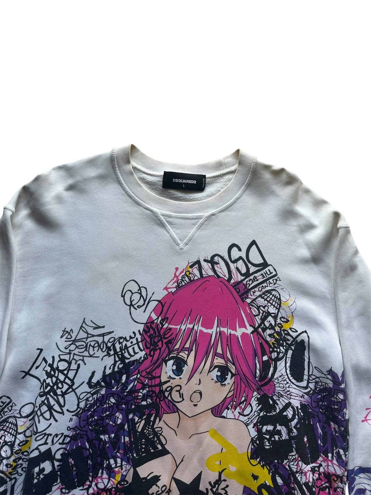 Dsquared2 Dsquared2 FW16 Manga Sweatshirt Size US L / EU 52-54 / 3 - 3 Thumbnail
