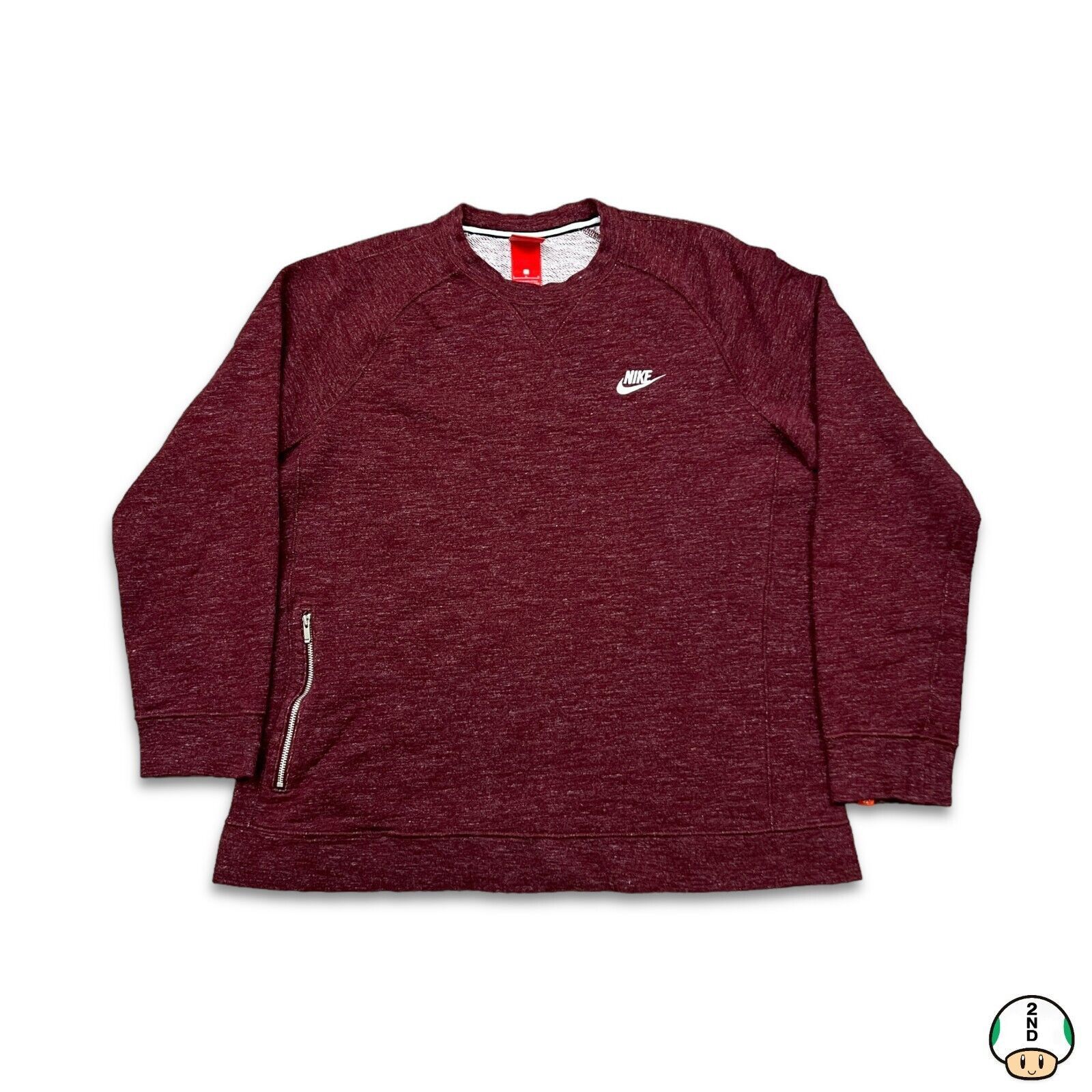 Nike × Vintage Nike Sportswear Sweatshirt Large Swoosh Spell Out Crewneck Size US L / EU 52-54 / 3 - 1 Thumbnail