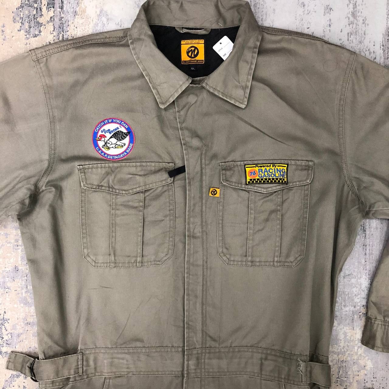 Japanese Brand P669 NB TRUST STARBUCKS X 76 RACING COVERALLS Size US XXL / EU 58 / 5 - 6 Thumbnail