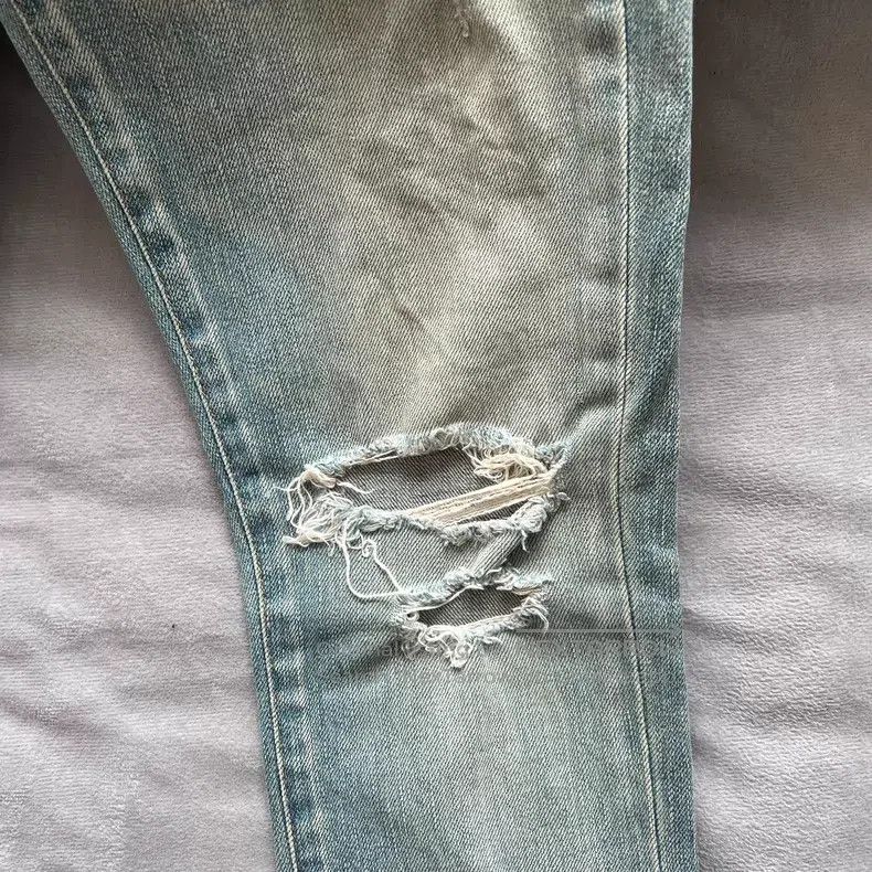 Saint Laurent Paris Saint Laurent Paris Destroyed jeans Size 24" / US 00 / IT 34 - 5 Thumbnail