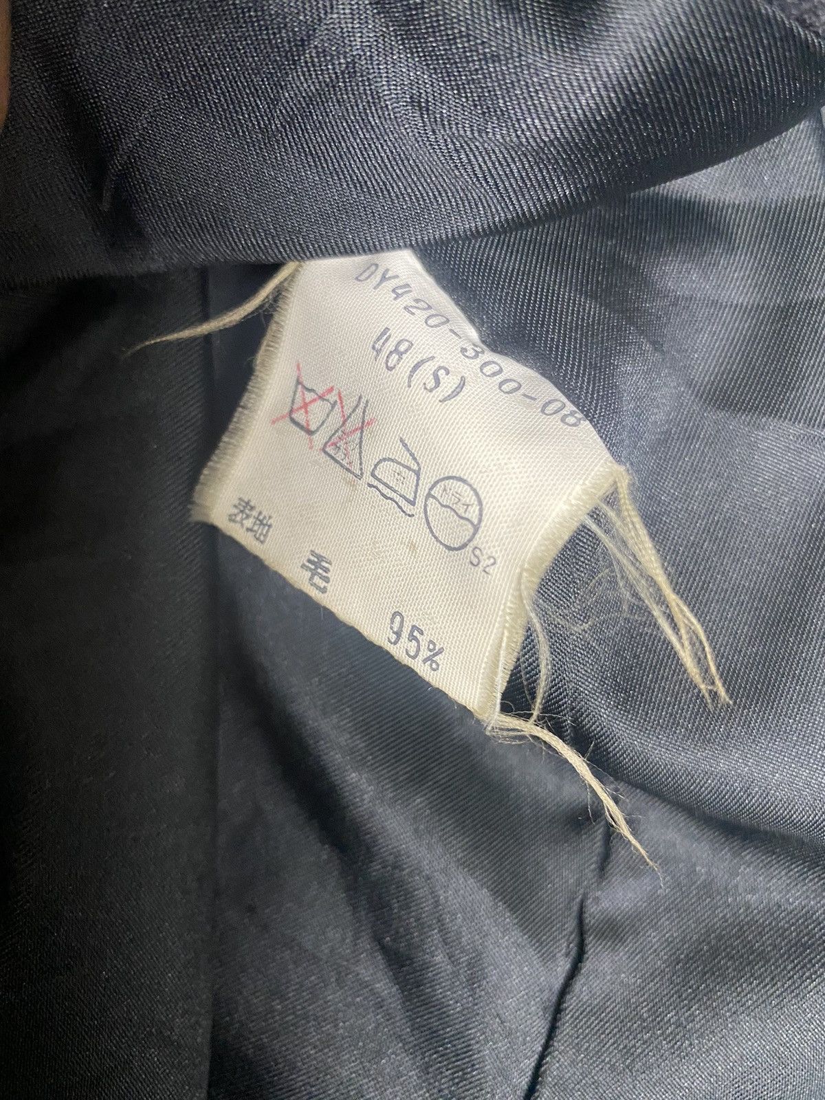 Yohji Yamamoto Vintage Japanese fashion Master Yohji Yamamoto Wool coat Size US M / EU 48-50 / 2 - 12 Thumbnail