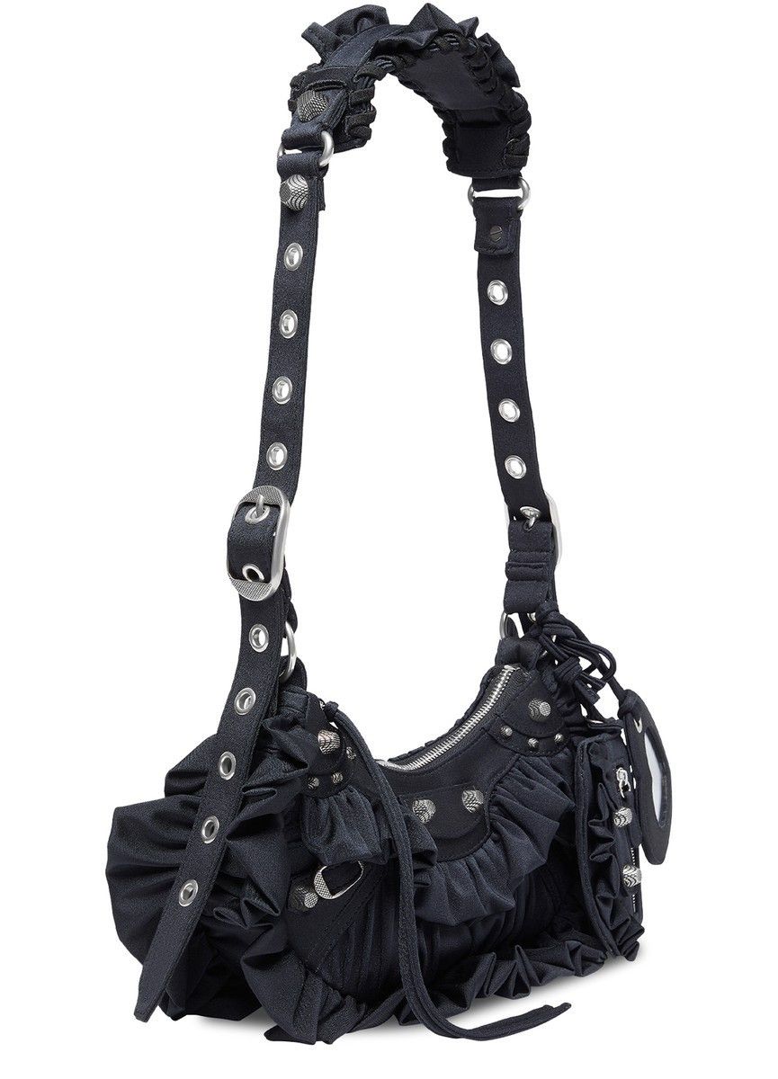 Balenciaga Balenciaga Cagole XS Ruffle Shoulder Bag Size ONE SIZE - 2 Thumbnail
