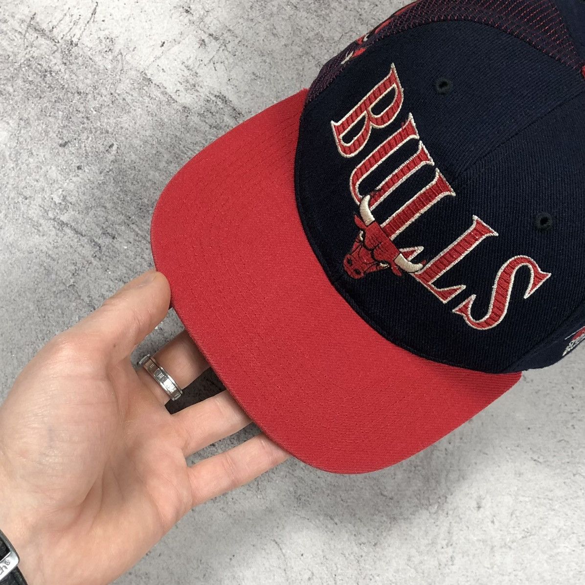 NBA Rare Vintage 90s Chicago Bulls NBA Wool Acrylic Cap Size ONE SIZE - 11 Thumbnail
