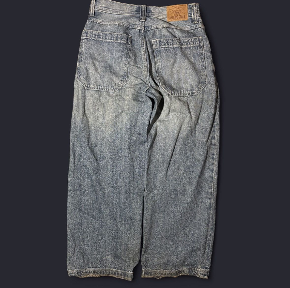 Aeropostale Aeropostale light blue super baggy 30x30 jeans Size US 30 / EU 46 - 4 Thumbnail