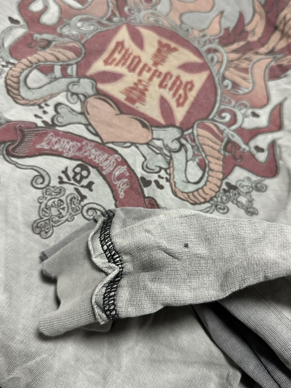 Vintage × West Coast Choppers Vintage West Coast Choppers Distressed Style Zip Hoodie Size M / US 6-8 / IT 42-44 - 12 Thumbnail