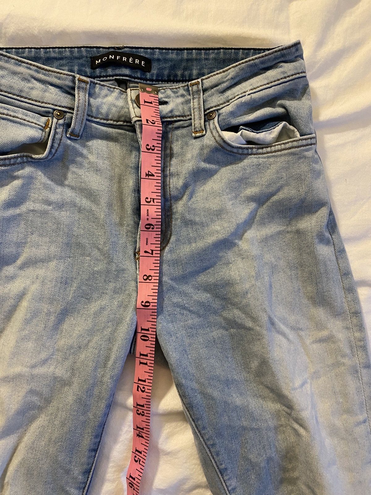 MONFRERE Monfrere Slim Fit Jeans Size US 29 - 5 Thumbnail