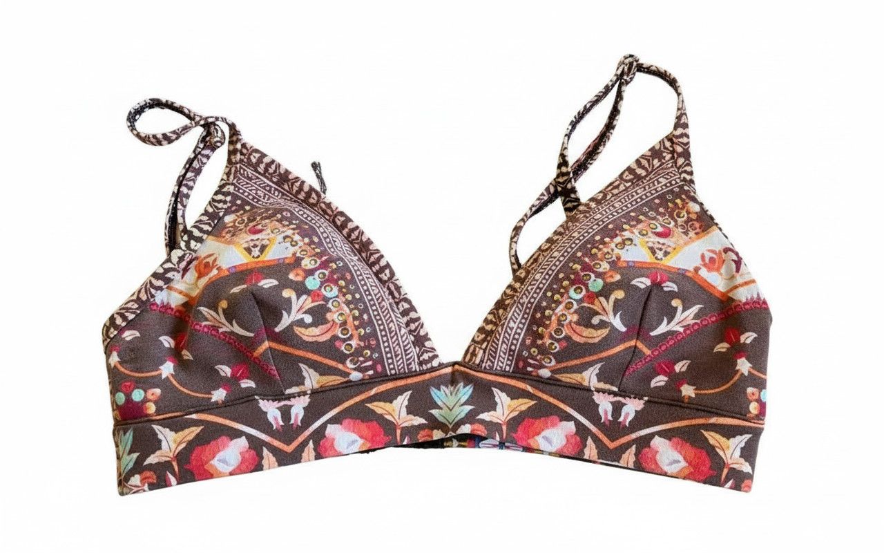 CAMILLA Camilla XS Ornate Pattern Triangle Bikini Top Swimwear Bralette Size XS / US 0-2 / IT 36-38 - 1 Thumbnail