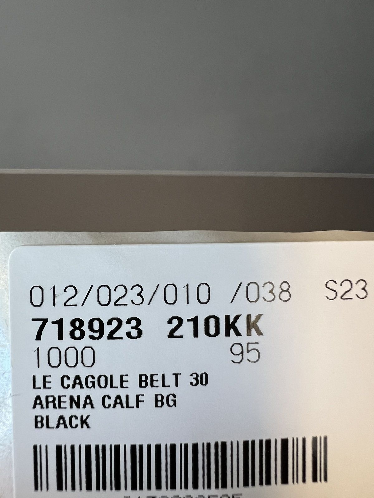 Balenciaga Le Cagole Leather Belt - SIZE 95 Size ONE SIZE - 9 Thumbnail