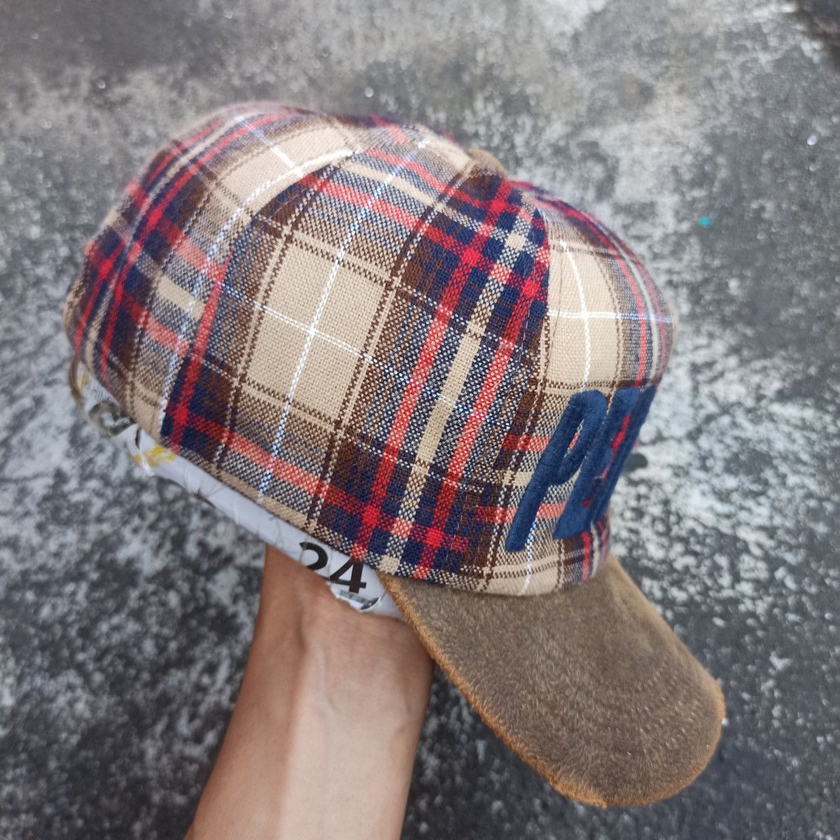 14th Addiction SICK,, peace hat grunge distressed with leather visor Size ONE SIZE - 7 Thumbnail