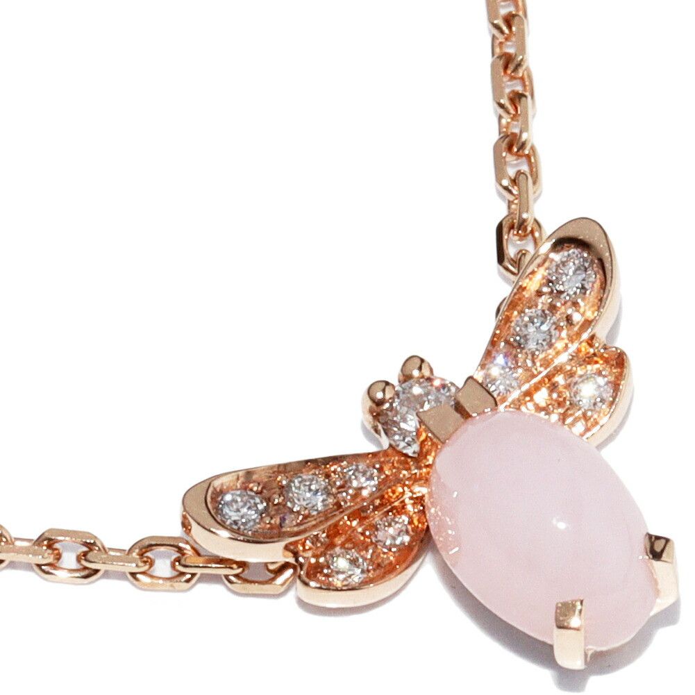 Other Chaumet Chaumet 18K Pink Gold Attrape-moi Pendant Necklace Calfskin Necklace DUTY FREE for USA Size ONE SIZE - 1 Thumbnail