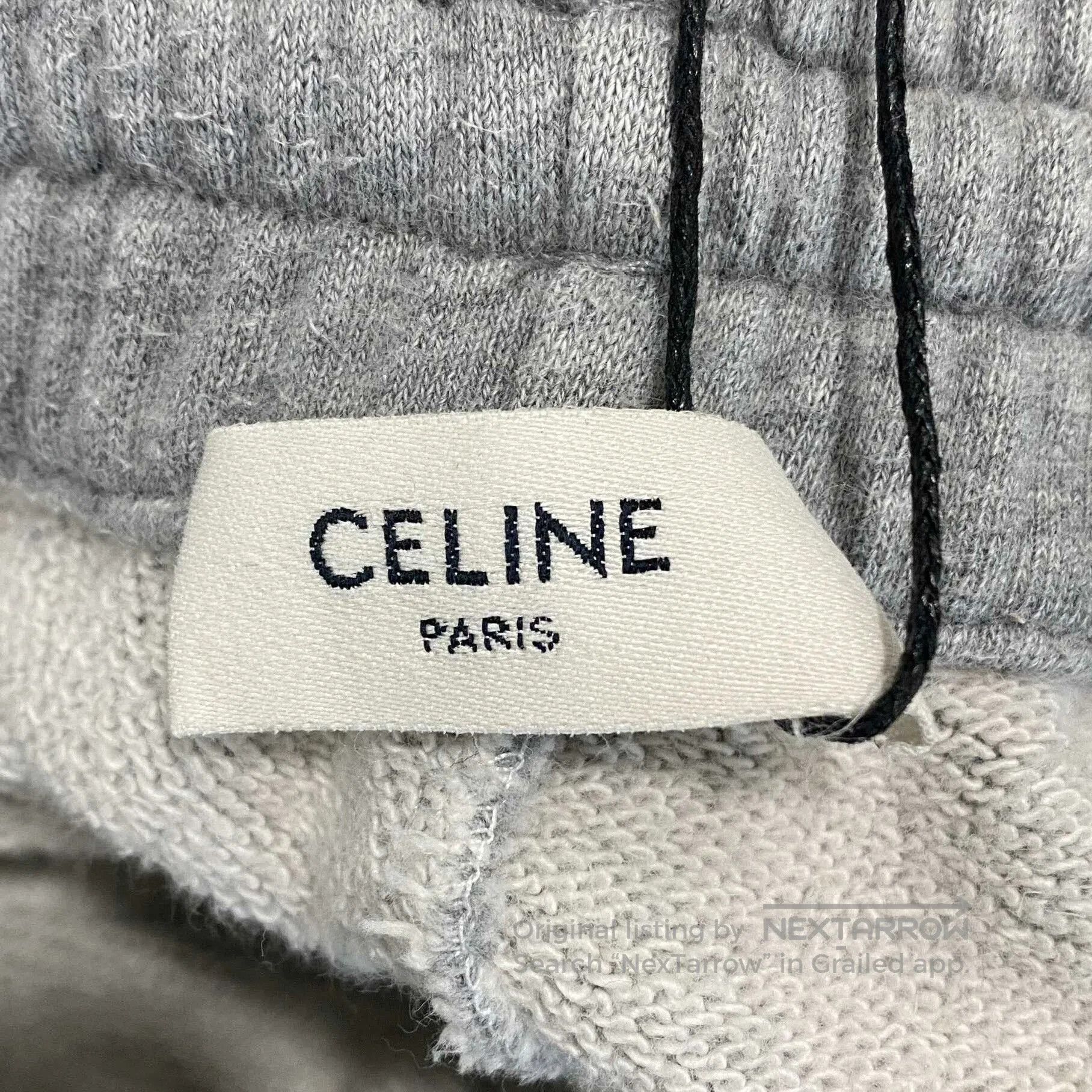 Celine Gray Logo Track Pants Celine. Size 22" - 4 Thumbnail
