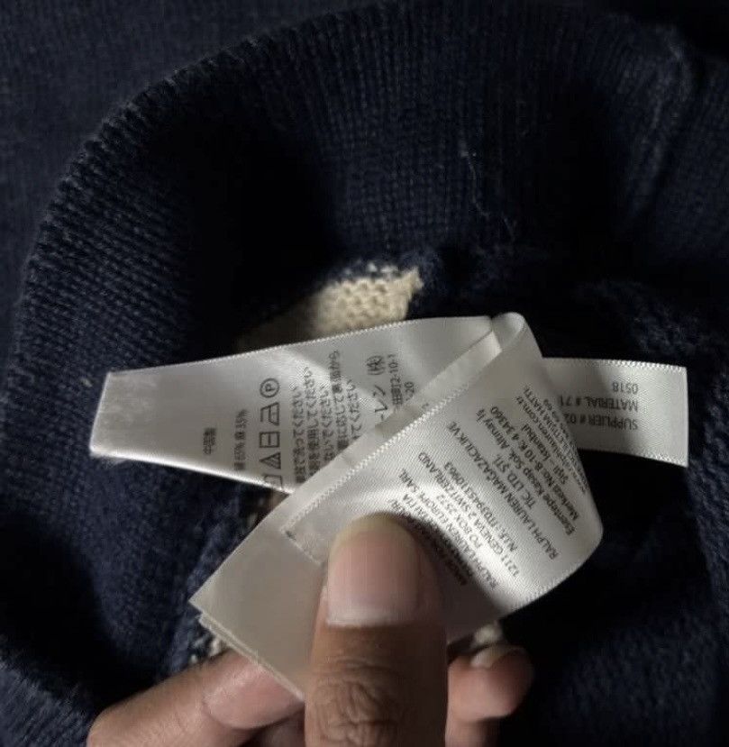 Lauren Ralph Lauren × Polo Ralph Lauren × Ralph Lauren Polo Ralph LaurenFaded Navy Big R Cardigan Size US S / EU 44-46 / 1 - 4 Thumbnail