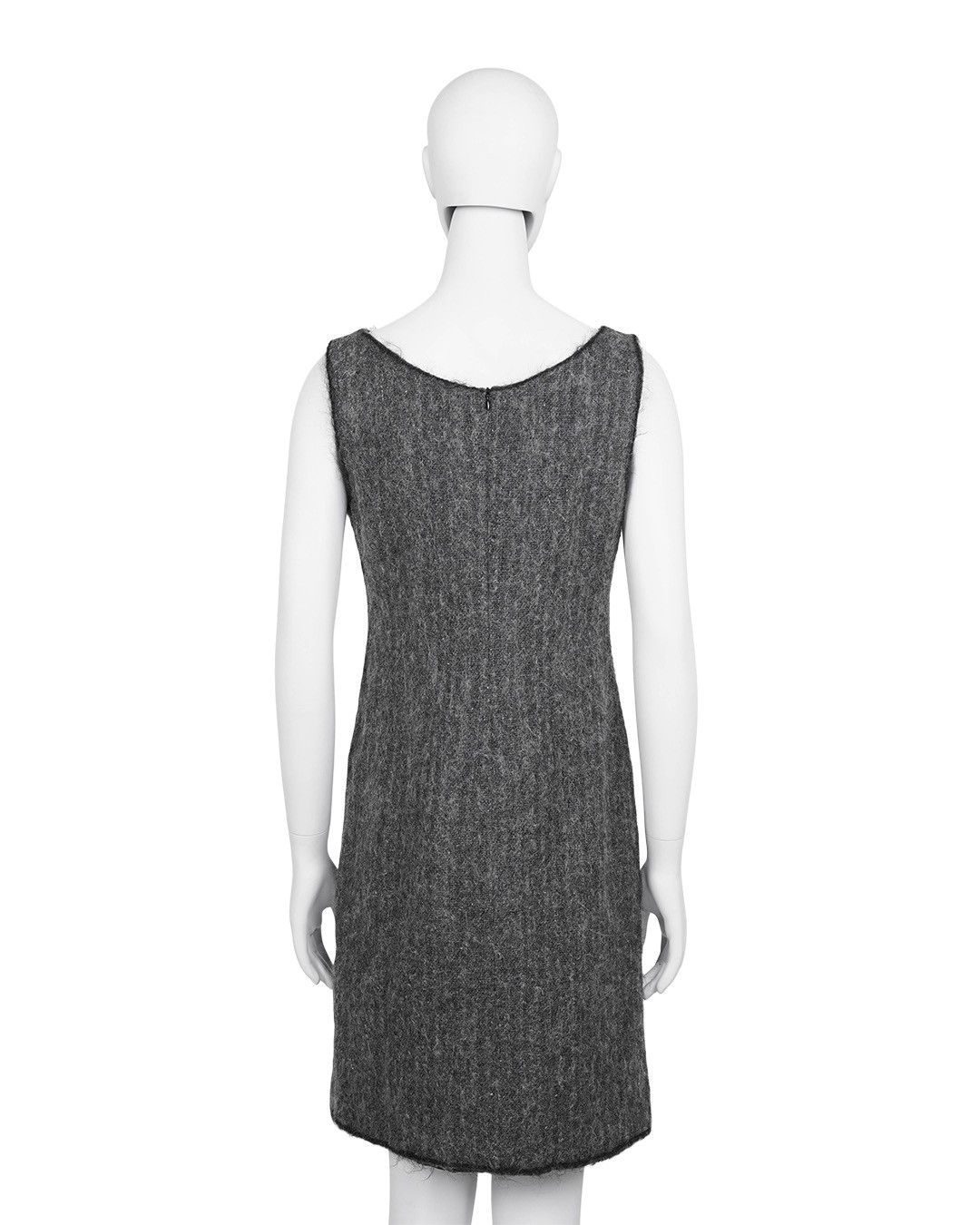 Prada Prada F/W1998 Mohair Dress in Grey Size M / US 6-8 / IT 42-44 - 6 Thumbnail