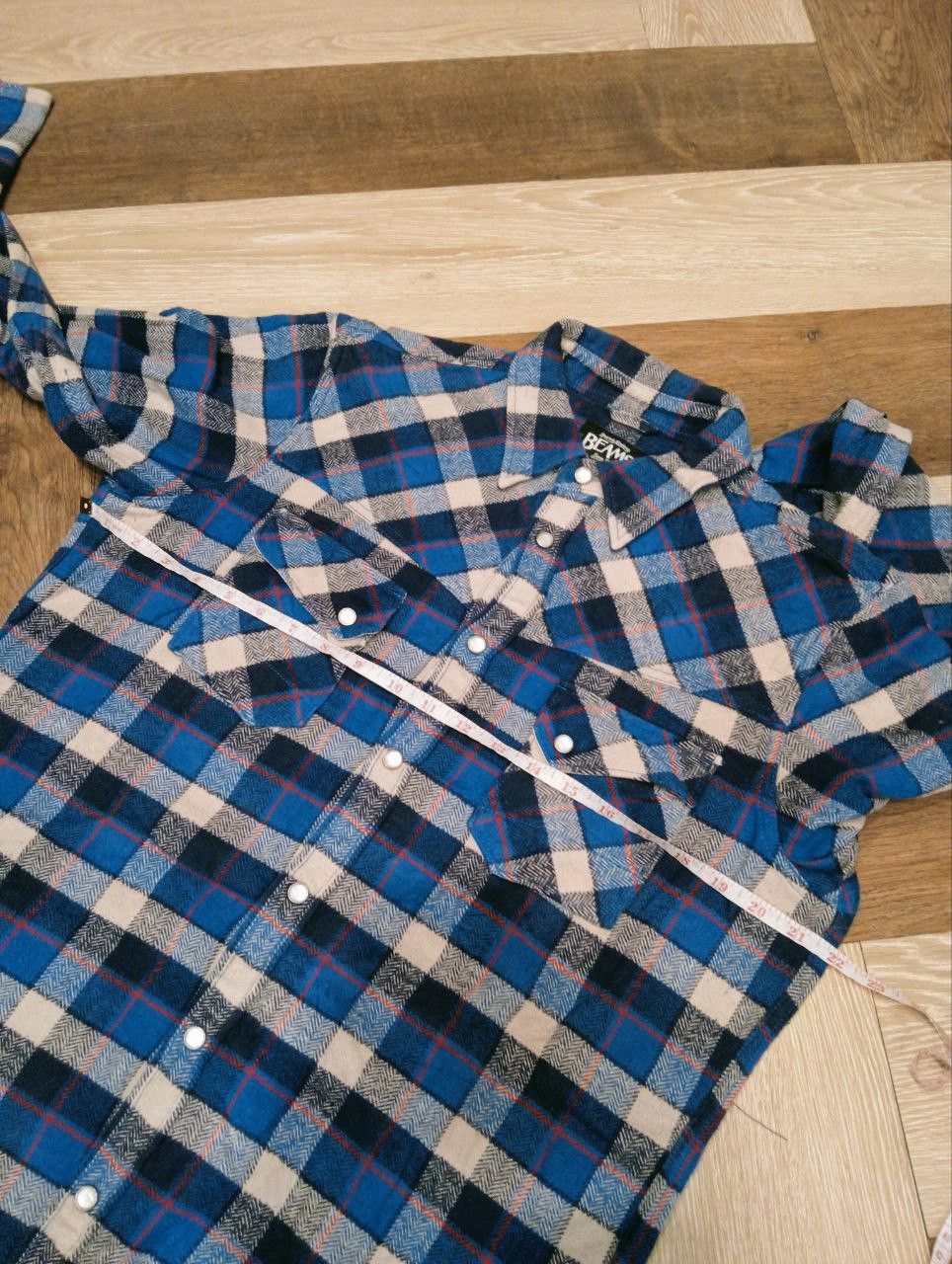 Beams Japan BEAMS JAPAN FLANNEL SHIRT - SIZE L Size US L / EU 52-54 / 3 - 10 Thumbnail