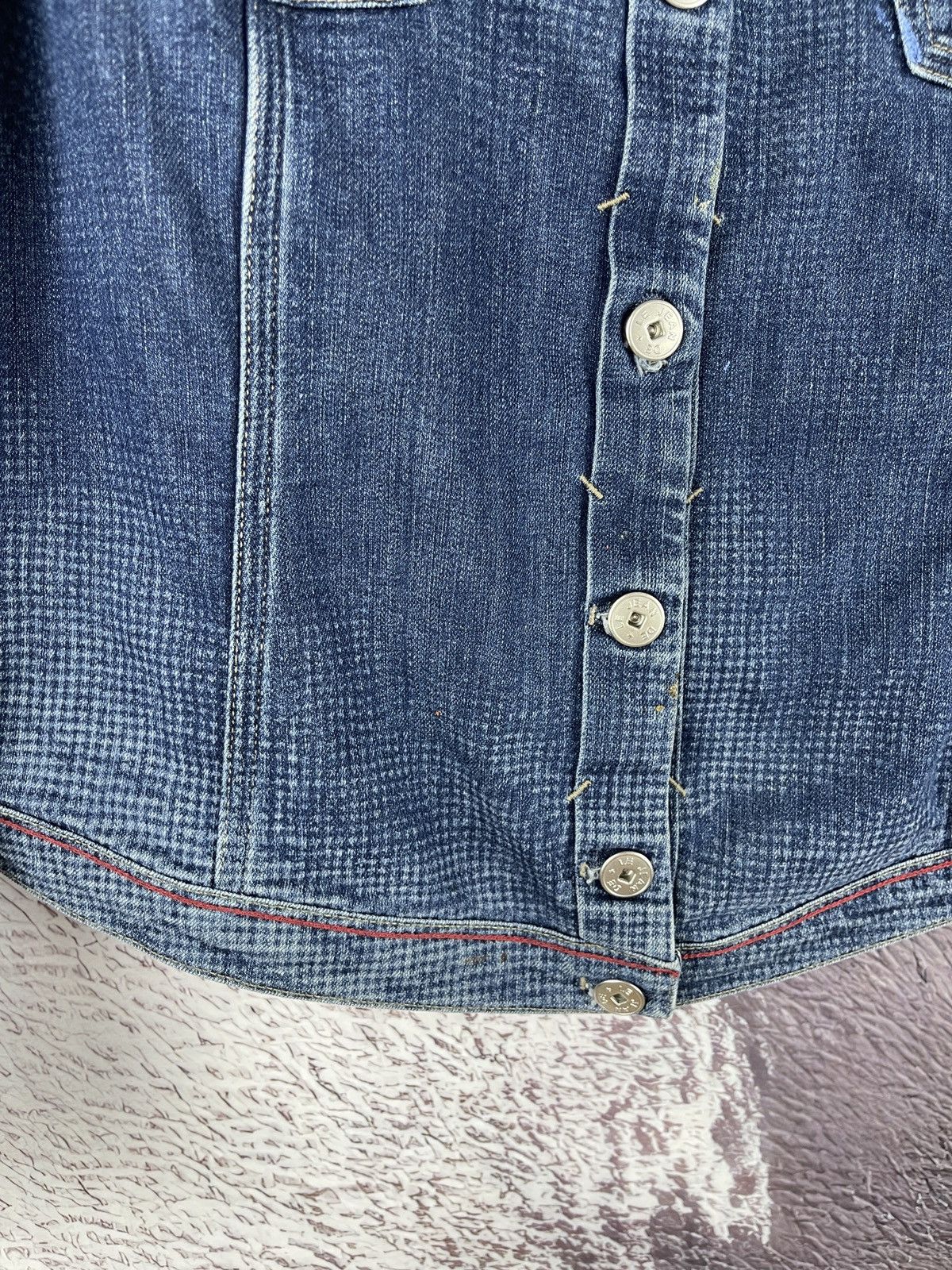 Marithe + Francois Girbaud Le Jean De Marithe Francois Girbaud denim jean blazer jacket Size S / US 4 / IT 40 - 11 Thumbnail