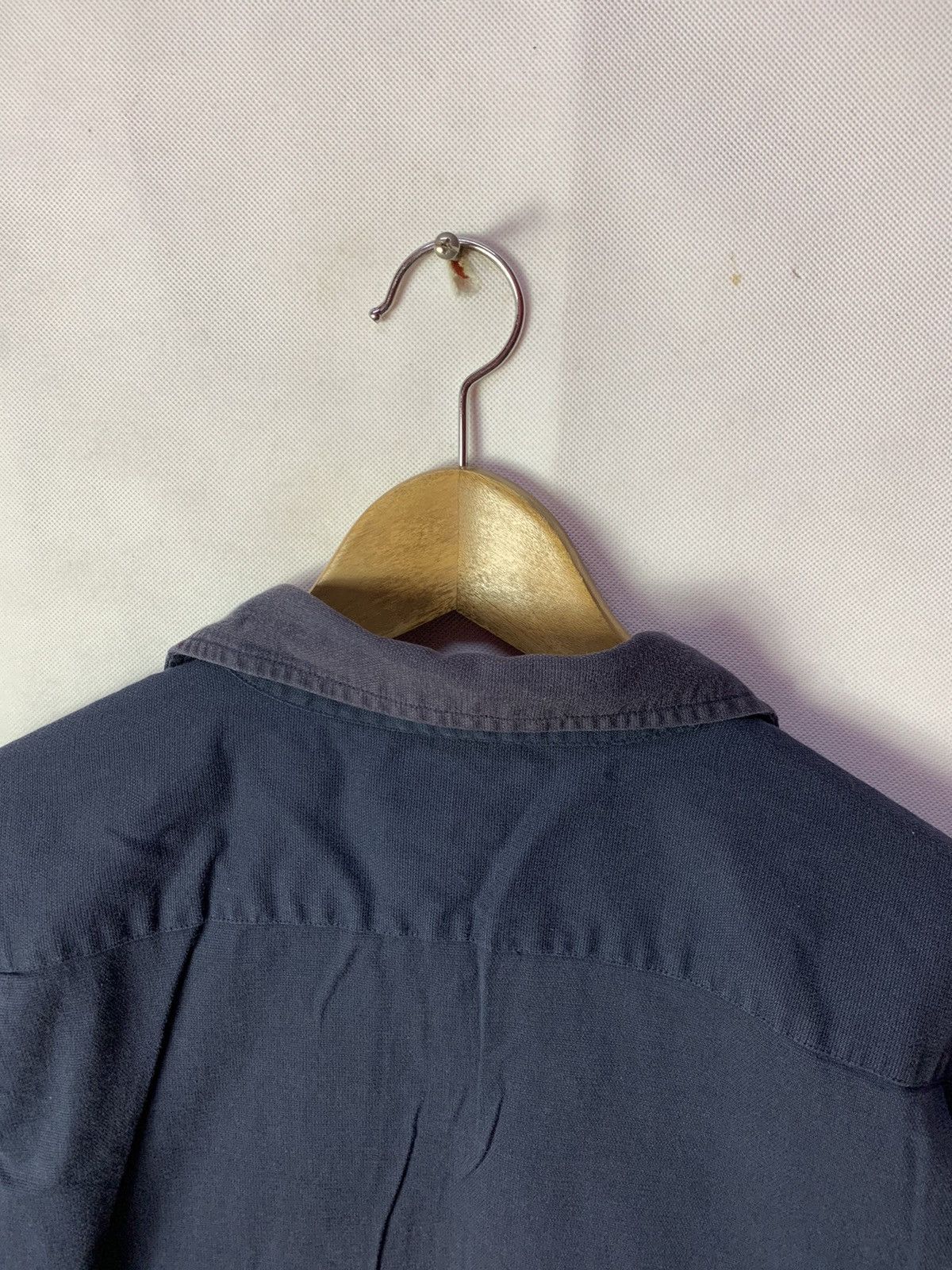 Japanese Brand × Uniqlo 🔥Uniqlo Plain Black Button Up Shirt Casual Emo Size US XL / EU 56 / 4 - 5 Thumbnail