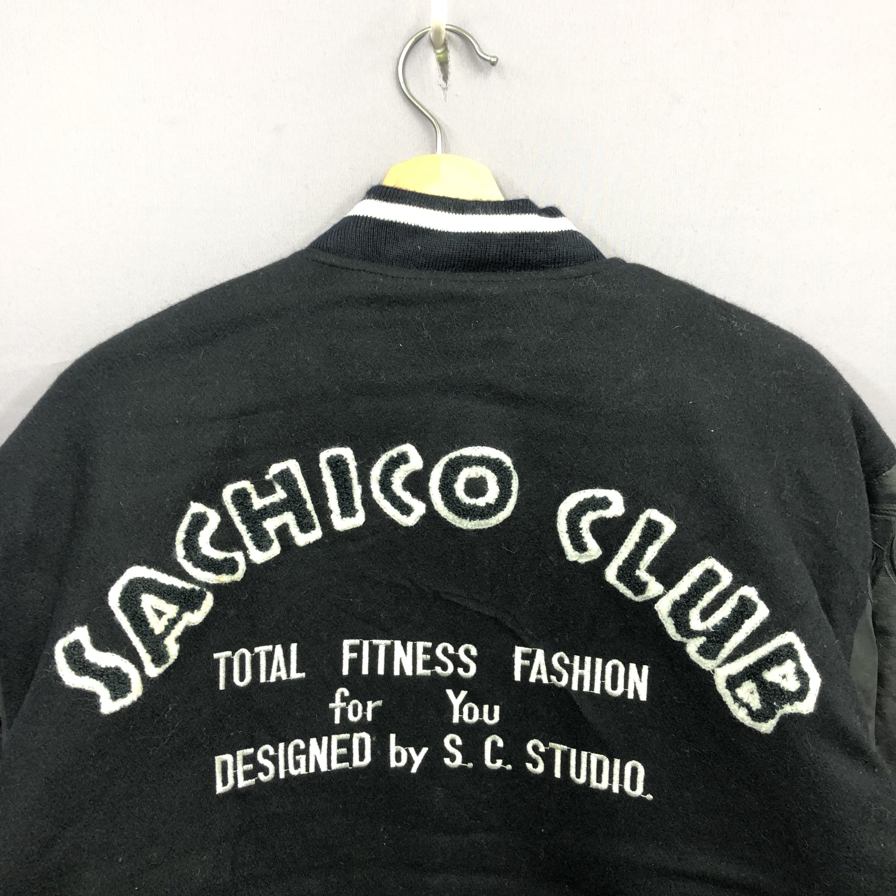Japanese Brand Vintage Harajuku Sachico Club Leather Varsity Leather Jacket Size US L / EU 52-54 / 3 - 4 Thumbnail