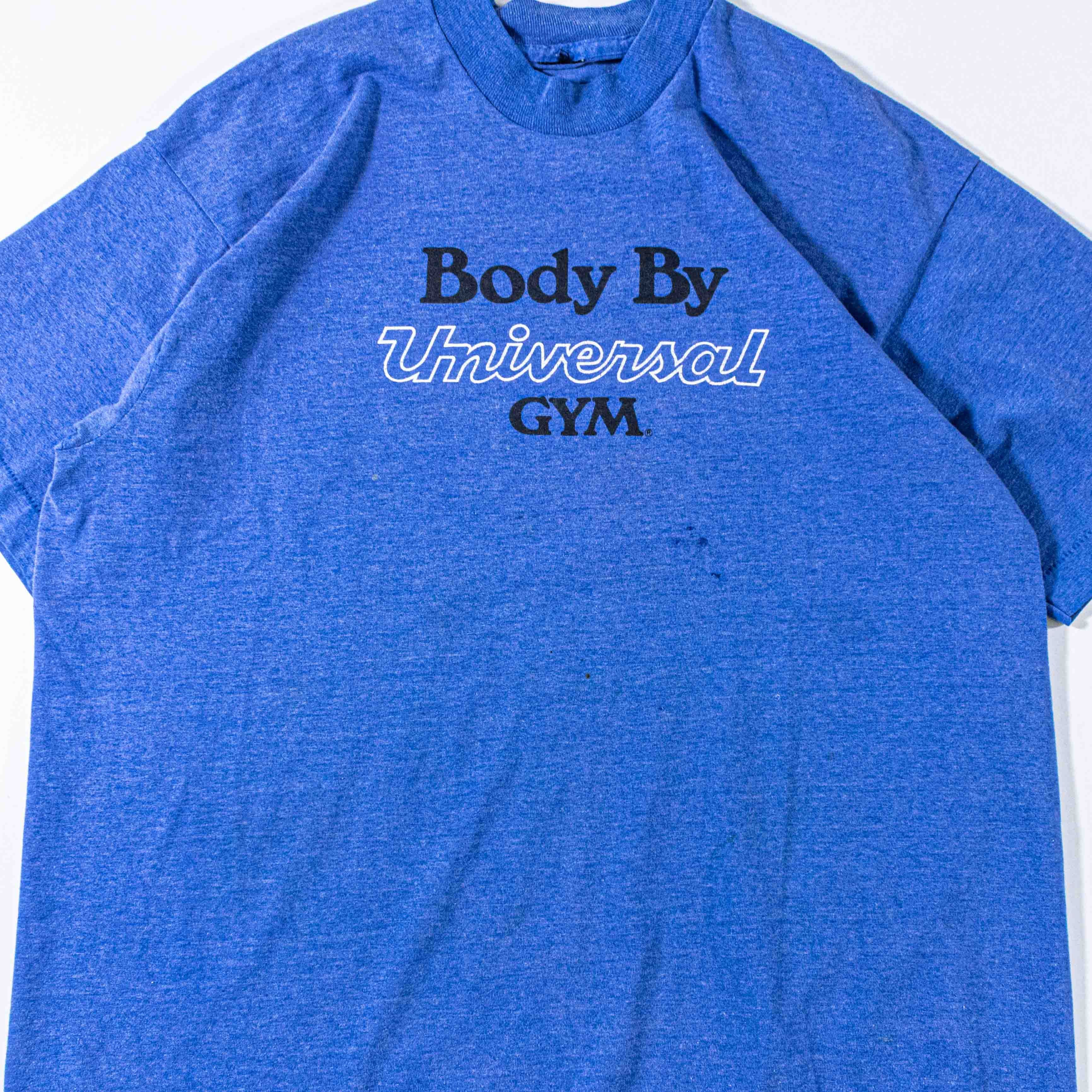 Vintage Vintage Body by Universal Gym T Shirt Single Stitch Fitness Size US L / EU 52-54 / 3 - 1 Thumbnail