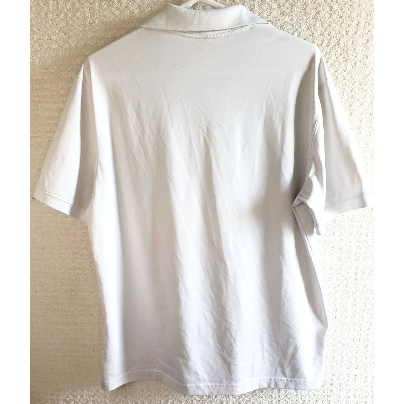 Lands' End Lands' End Men's M White Performance Golf Polo Shirt Size US M / EU 48-50 / 2 - 6 Thumbnail
