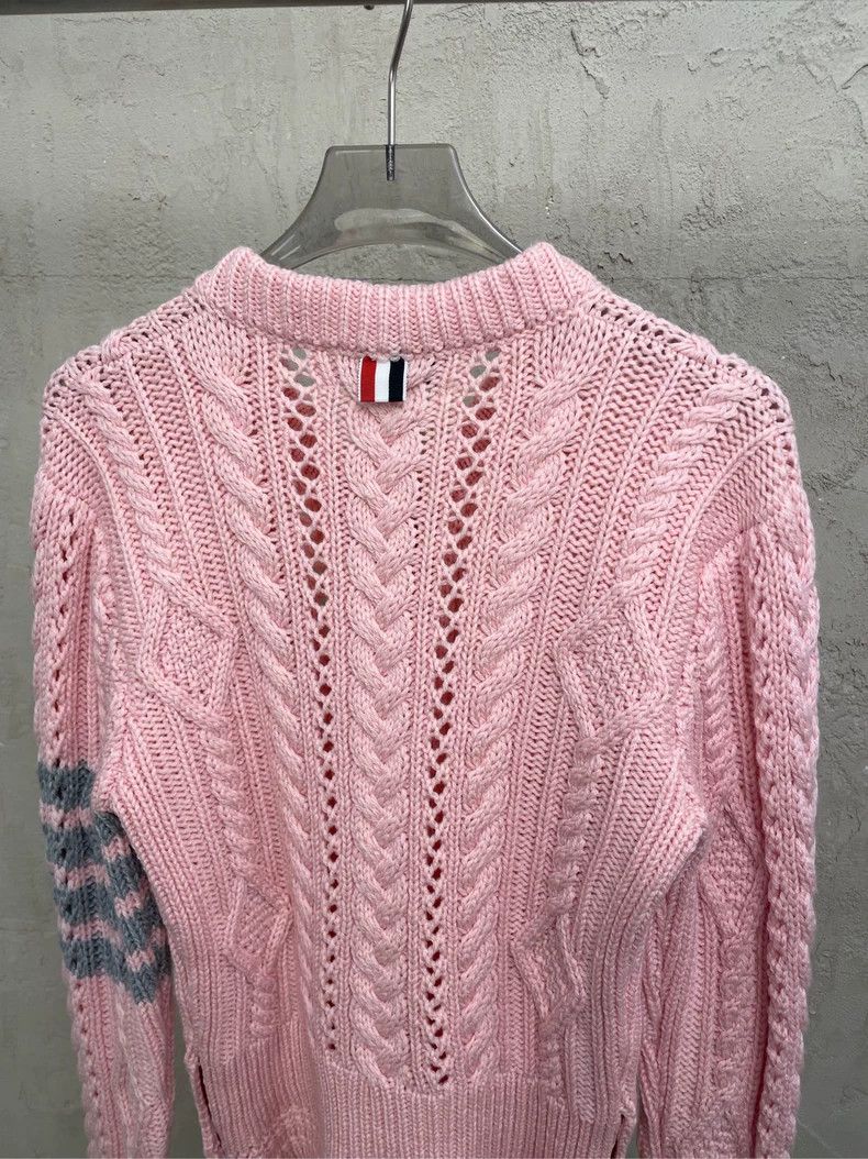 Thom Browne Thom browne Cherry blossom pink classic four-striped thick Size XS / US 0-2 / IT 36-38 - 4 Thumbnail