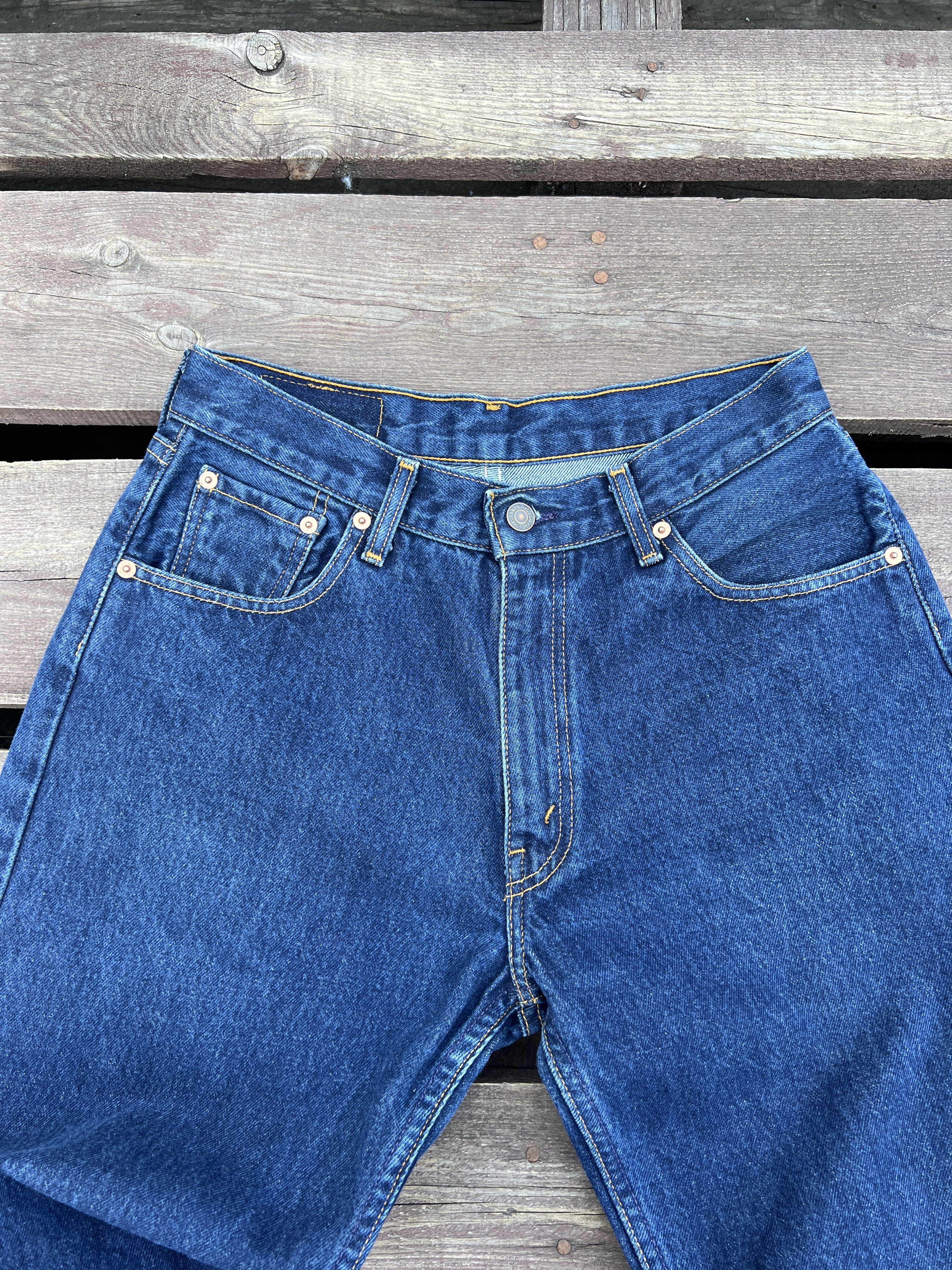 Levi's Vintage 90s Levis 592 Made in Pakistan Washed Denim Jeans Size US 31 - 8 Thumbnail