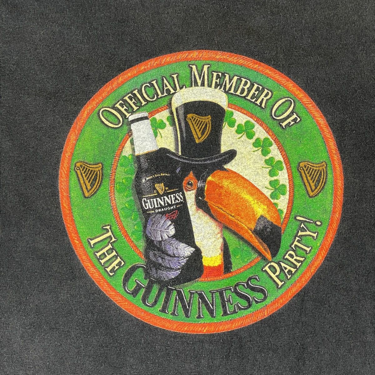 Gildan Vintage The Guinness Party Tee Size US XL / EU 56 / 4 - 4 Thumbnail