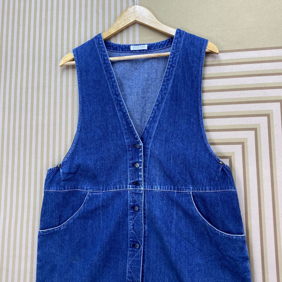 Japanese Brand 🫶Japanese Brand Peyton Place Button Up Long Denim Dress Size M / US 6-8 / IT 42-44 - 3 Thumbnail
