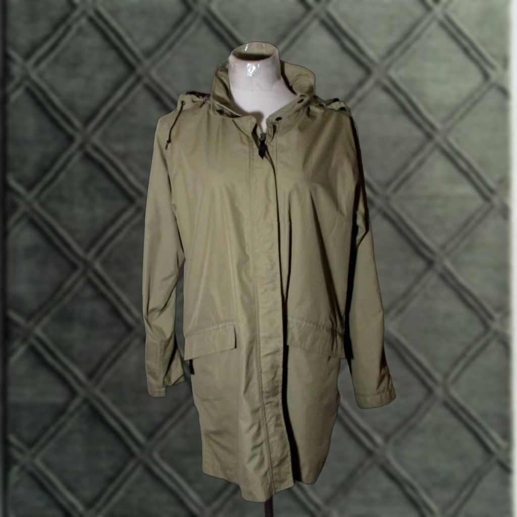 Eastern Mountain Sports EMS EASTERN MOUNTAIN SPORTS Taupe Full Zip Hooded Coat M Women Coat Size M / US 6-8 / IT 42-44 - 1 Thumbnail
