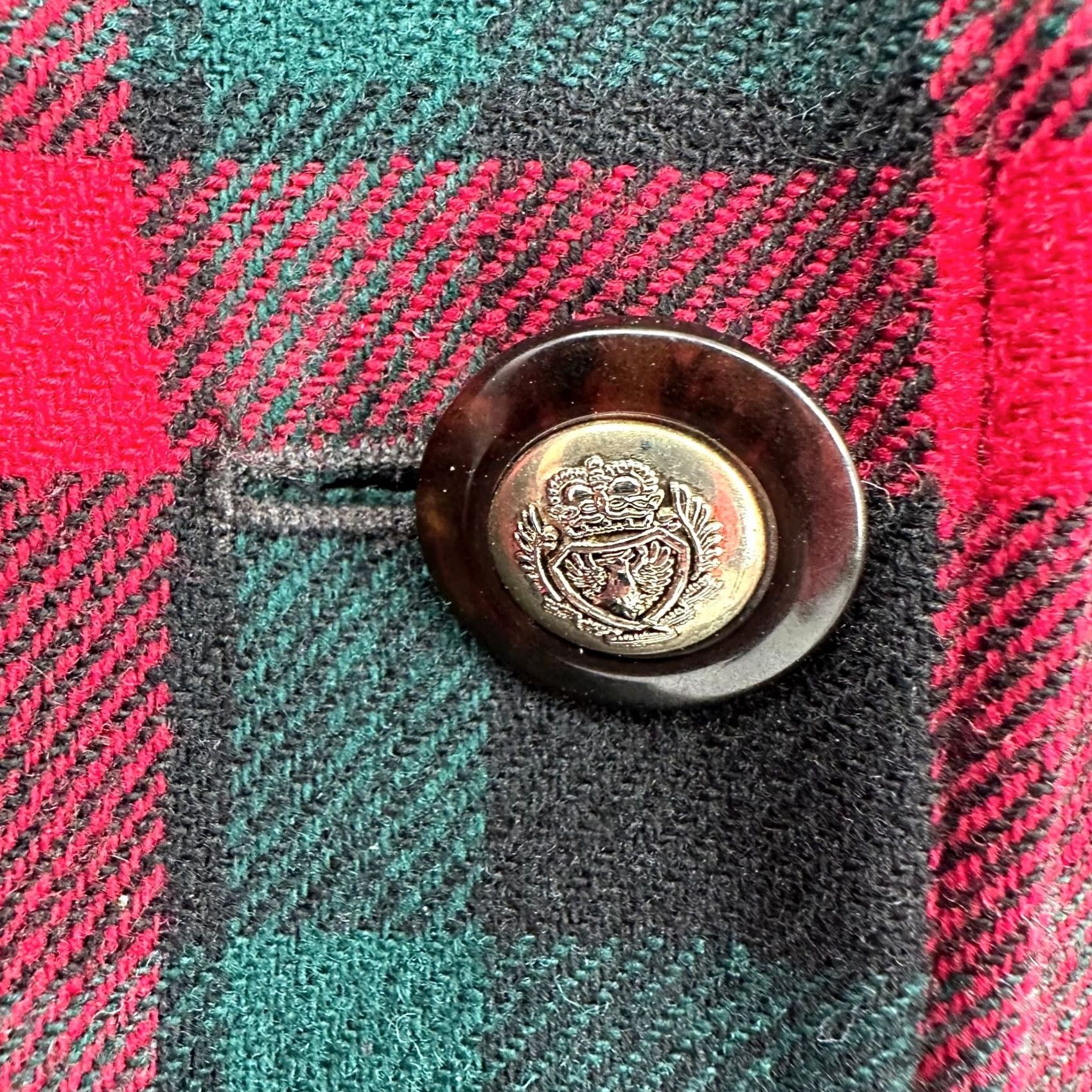 Pendleton Pendleton Blazer Jacket Women's 10 Multi Plaid Wool Notch Lapel Button Front Size L / US 10 / IT 46 - 6 Thumbnail