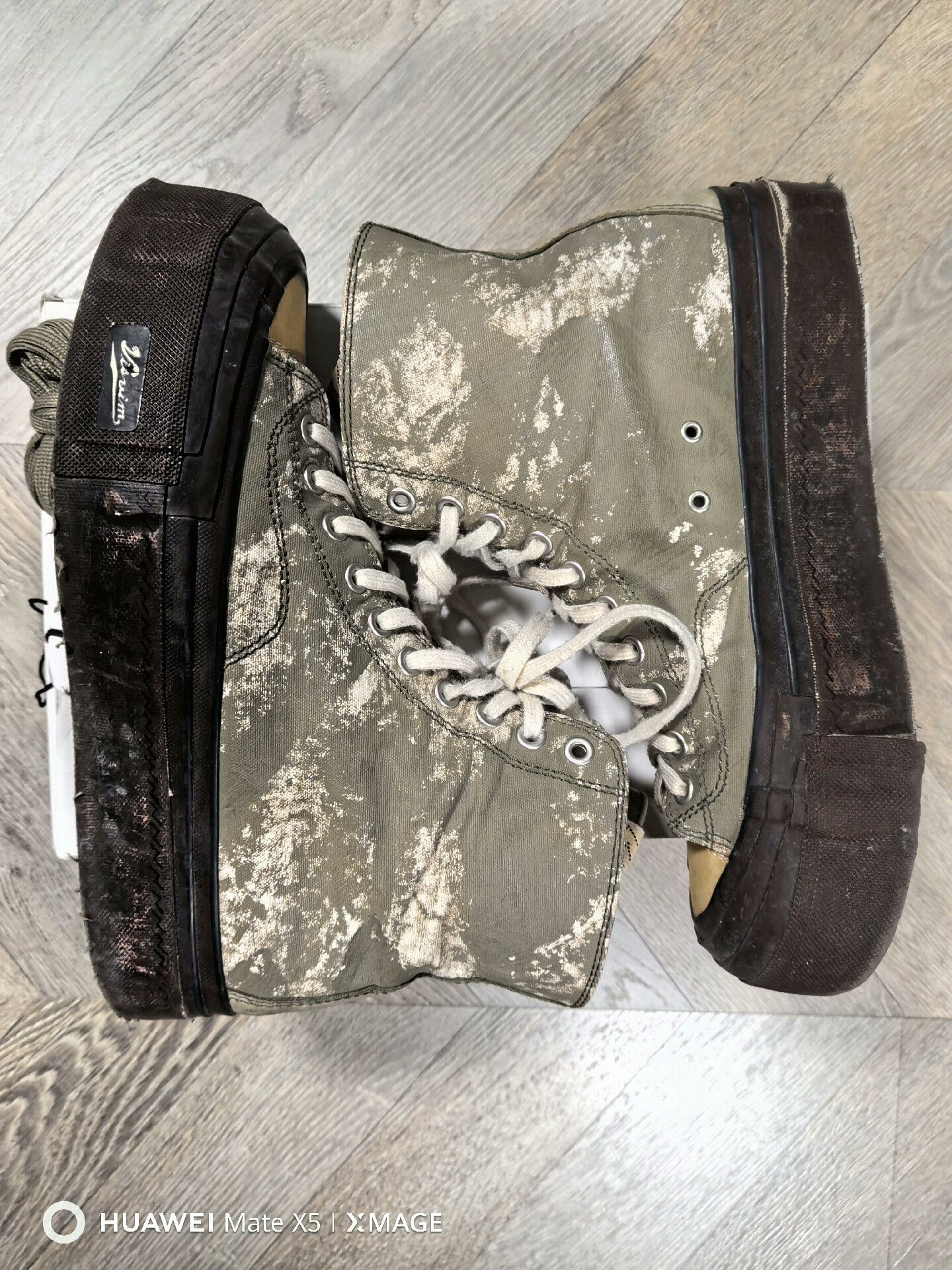 Visvim visvim skagway hi g.patten canvas shoes Size US 10.5 / EU 43-44 - 1 Thumbnail