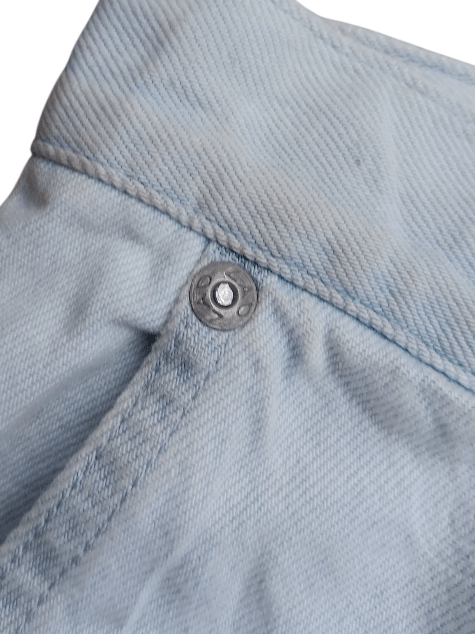 Lad Musician 🤝NEED GONE🤝Splatter distressed baggy light blue jeans Size US 32 / EU 48 - 8 Thumbnail