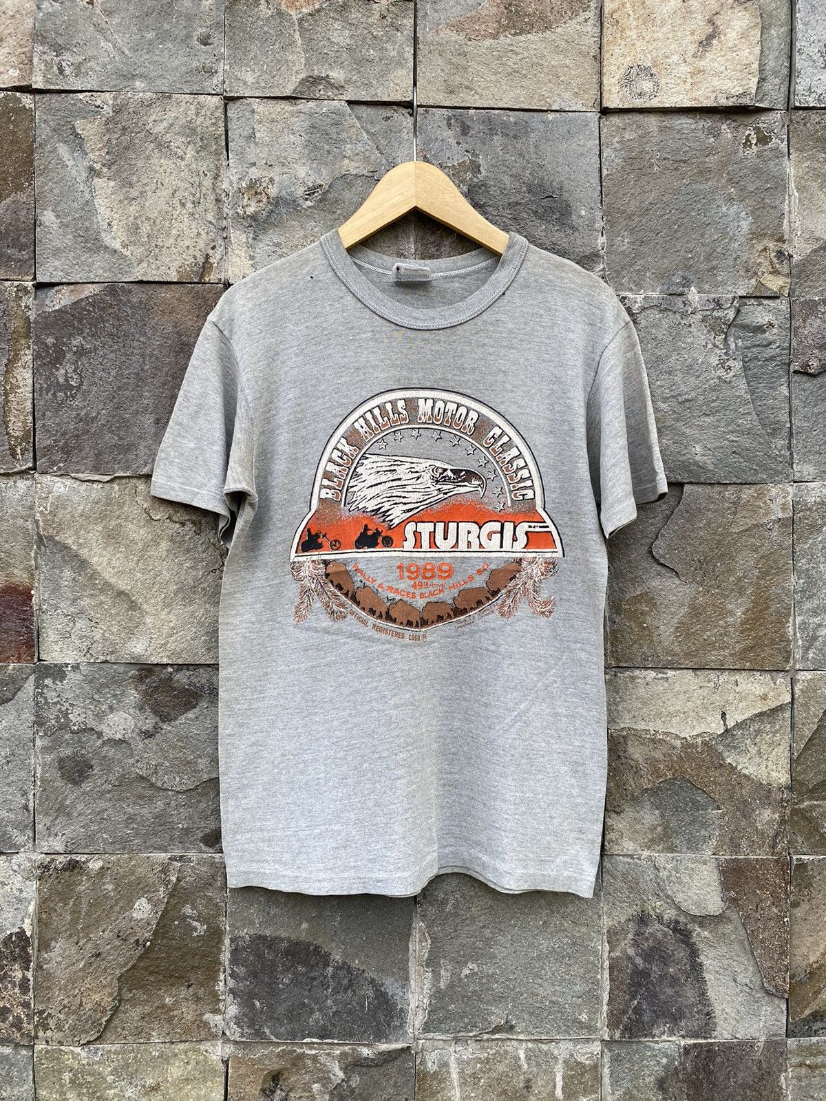 Vintage 80s Sturgis Black Hills South Dakota Shirt Size US M / EU 48-50 / 2 - 1 Thumbnail