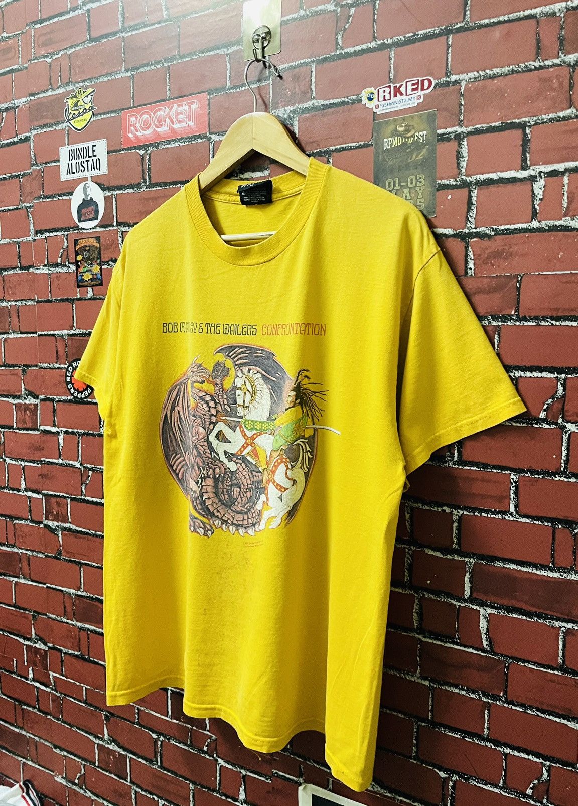 Bob Marley VINTAGE BOB MARLEY THE WAILERS ALBUM SHIRTS Size US L / EU 52-54 / 3 - 2 Thumbnail
