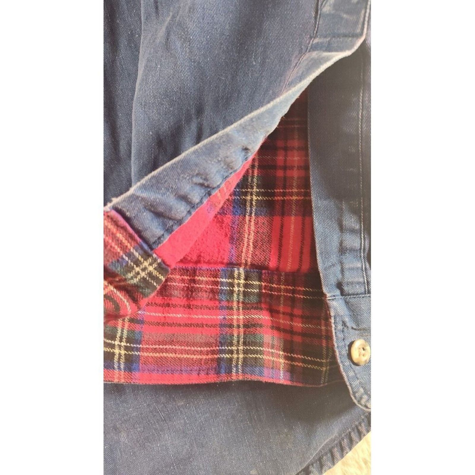 Cabelas Cabelas Flannel Lined Shacket Jacket Canvas Shirt Large Size US L / EU 52-54 / 3 - 4 Thumbnail