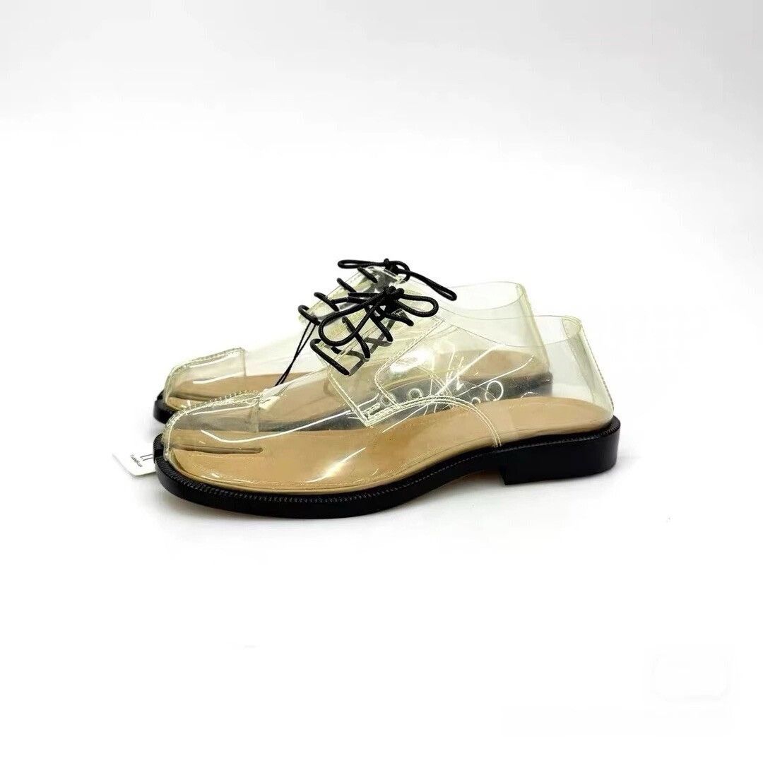 Maison Margiela Maison Margiela Tabi split-toe PVC derby shoes Size US 5 / IT 35 - 2 Thumbnail