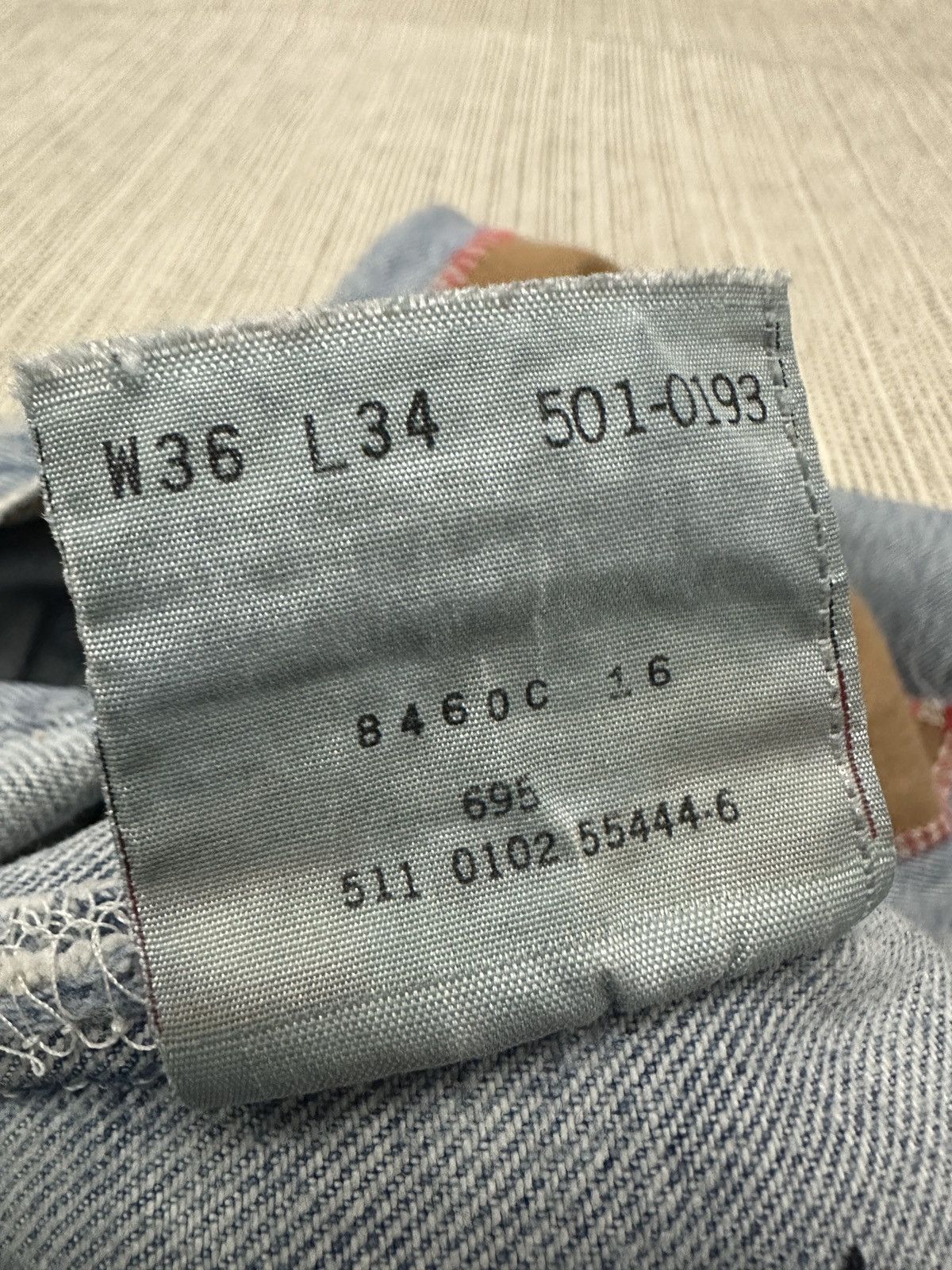 Levi's 🔥 Levis 501 Patchwork Sashiko Reworked Size US 34 / EU 50 - 13 Thumbnail