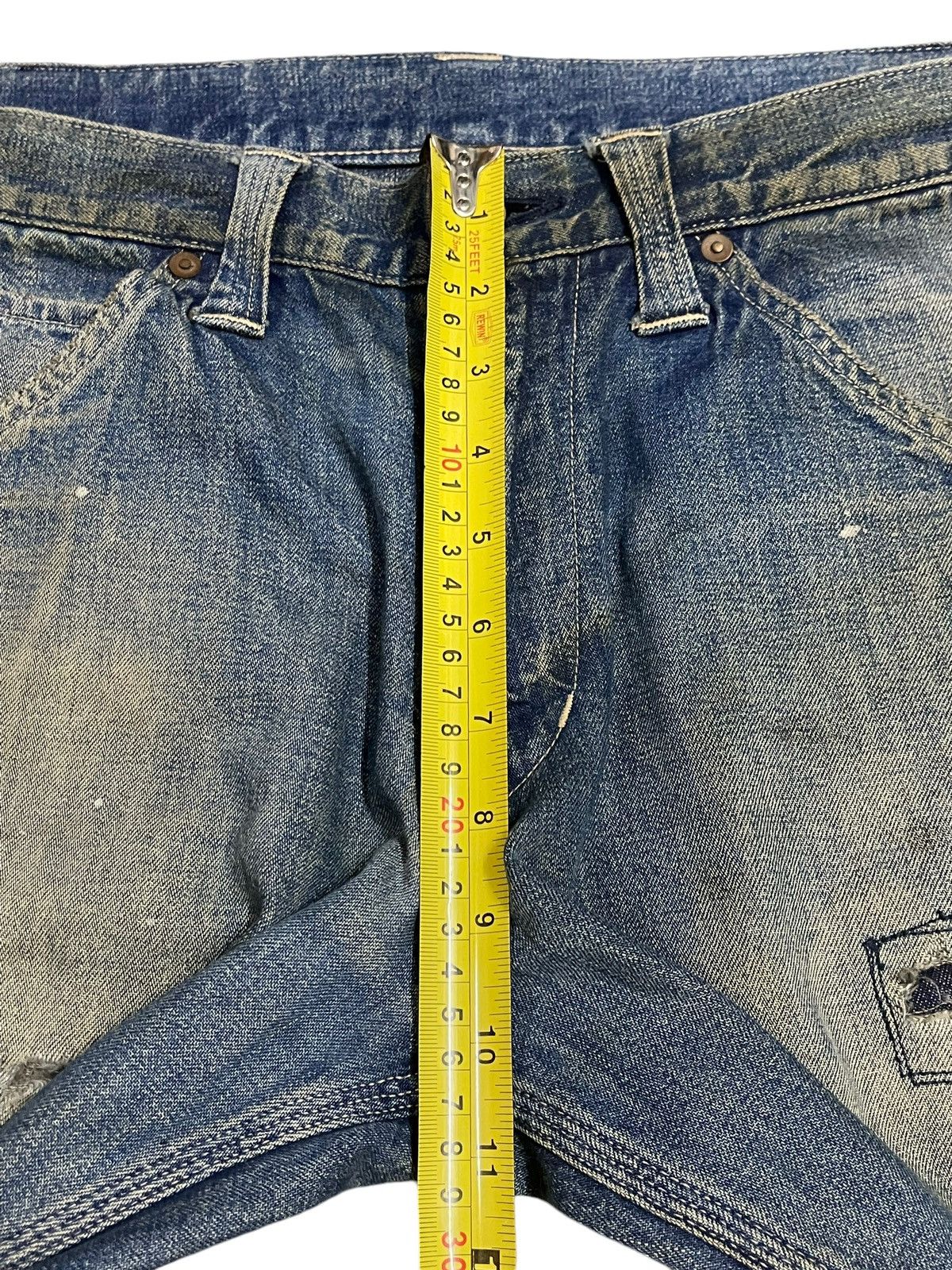 Stevenson Overall Co. Vintage Japan Stevenson Overall Co Mud Wash Carpenter Jeans Size US 30 / EU 46 - 17 Thumbnail