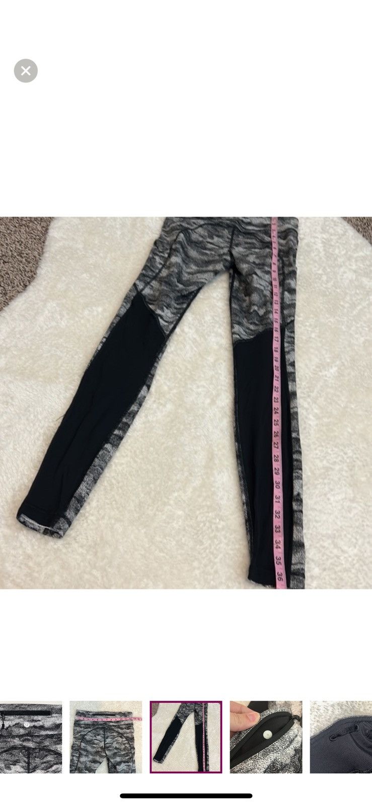 Lululemon Lululemon speed tight V leggings size 4 Size 27" / US 4 / IT 40 - 7 Thumbnail