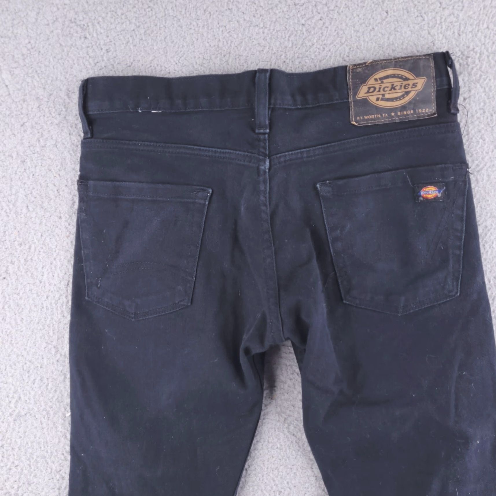 Dickies Dickies Jeans Mens 29x29 Skinny Denim Black - Jeans, Dickies, Men, 29, 29in, Black, Skinny, Denim, Regular, 29x29, Mens Size US 29 - 2 Thumbnail