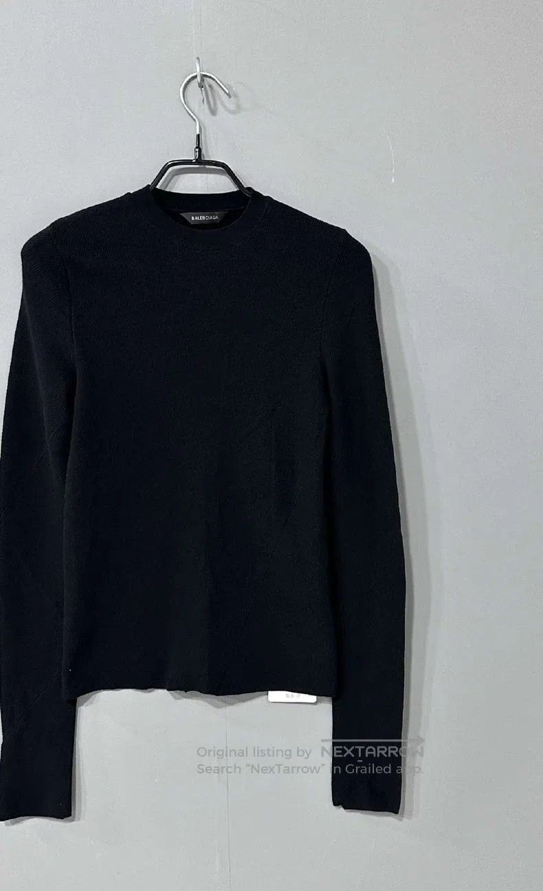 Balenciaga Balenciaga Logo Knitwear Size US L / EU 52-54 / 3 - 3 Thumbnail