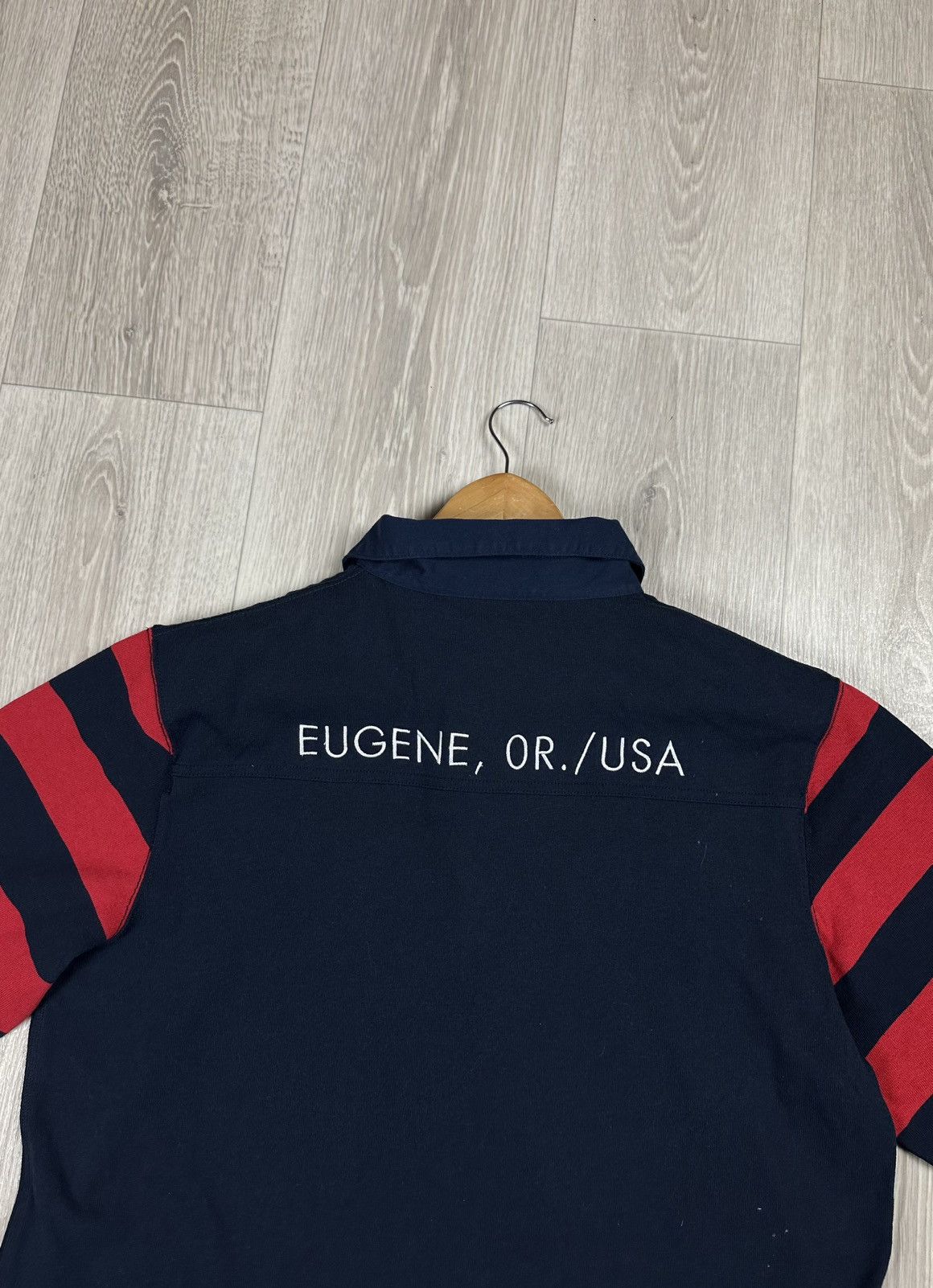 Vintage Vintage Nike Rugby Polo Sweatshirt Spell Oregon USA Y2K Size US XL / EU 56 / 4 - 7 Thumbnail
