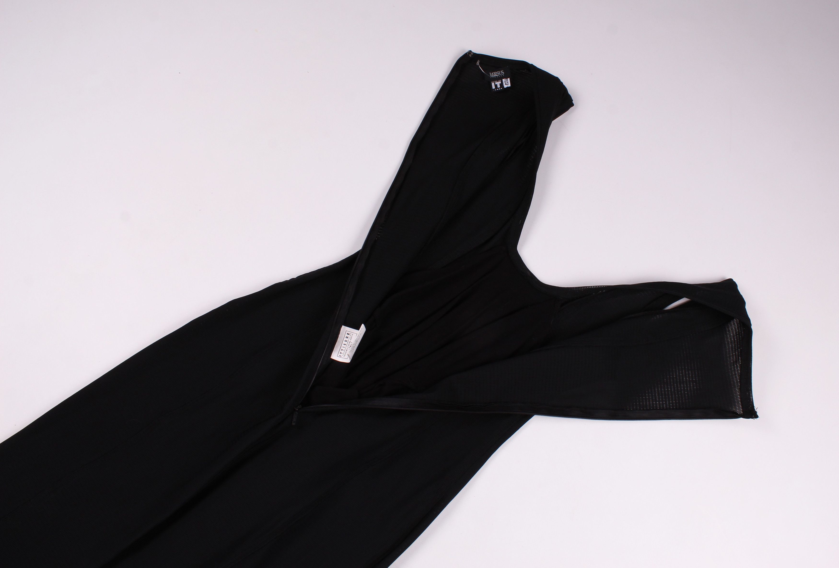 Versace Rare Vintage Versus Versace Mesh Bodycon Sexy Drеss Size M / US 6-8 / IT 42-44 - 10 Thumbnail
