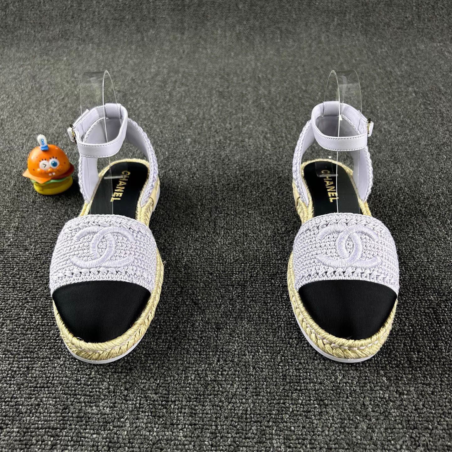 Chanel Chanel Women's Purple Woven Fisherman Sandal 38 Size US 7.5 / IT 37.5 - 2 Thumbnail