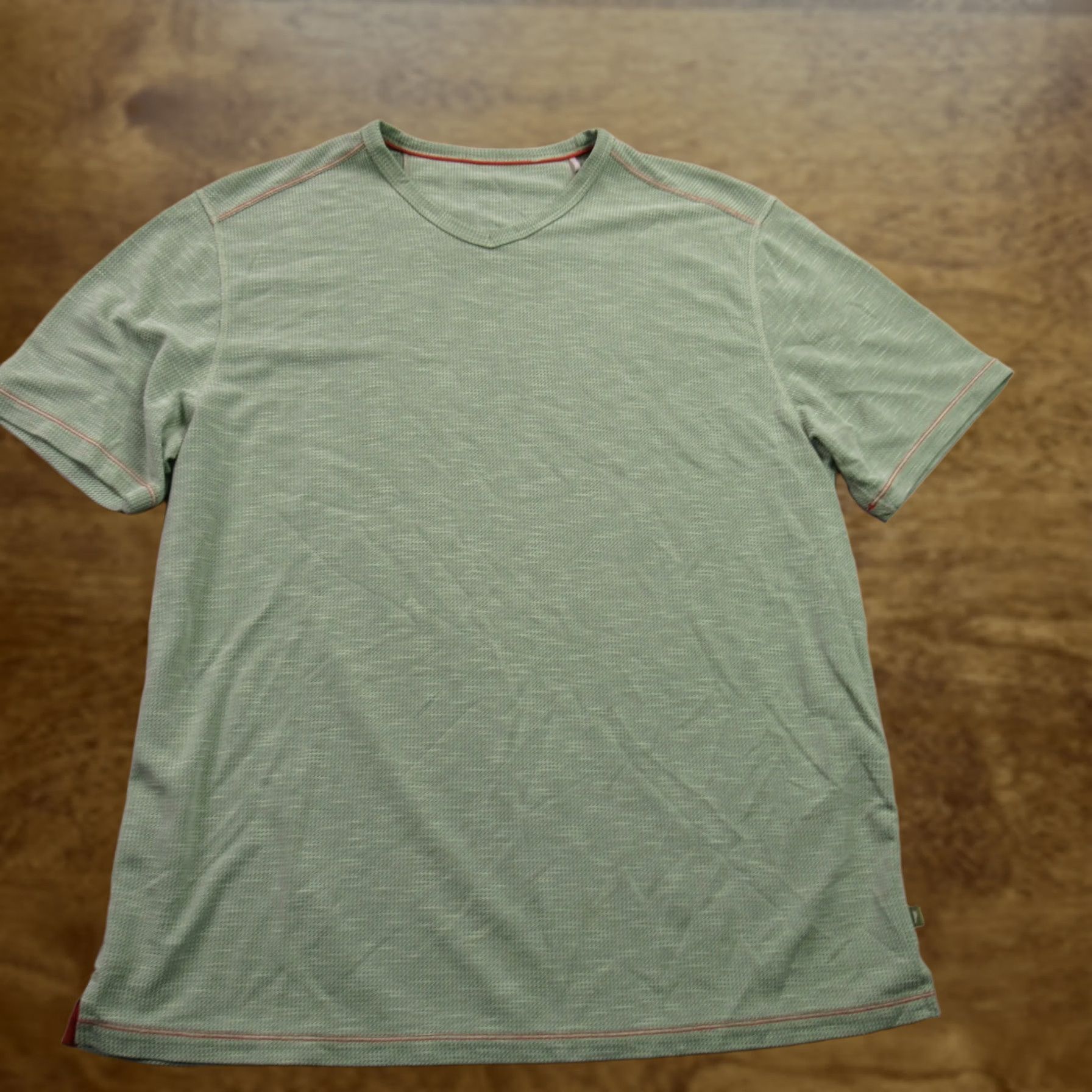 Tommy Bahama Tommy Bahama Shirt Mens Large Short Sleeve Crew Neck Outdoors Lightweight Green Shirt Size US L / EU 52-54 / 3 - 1 Thumbnail