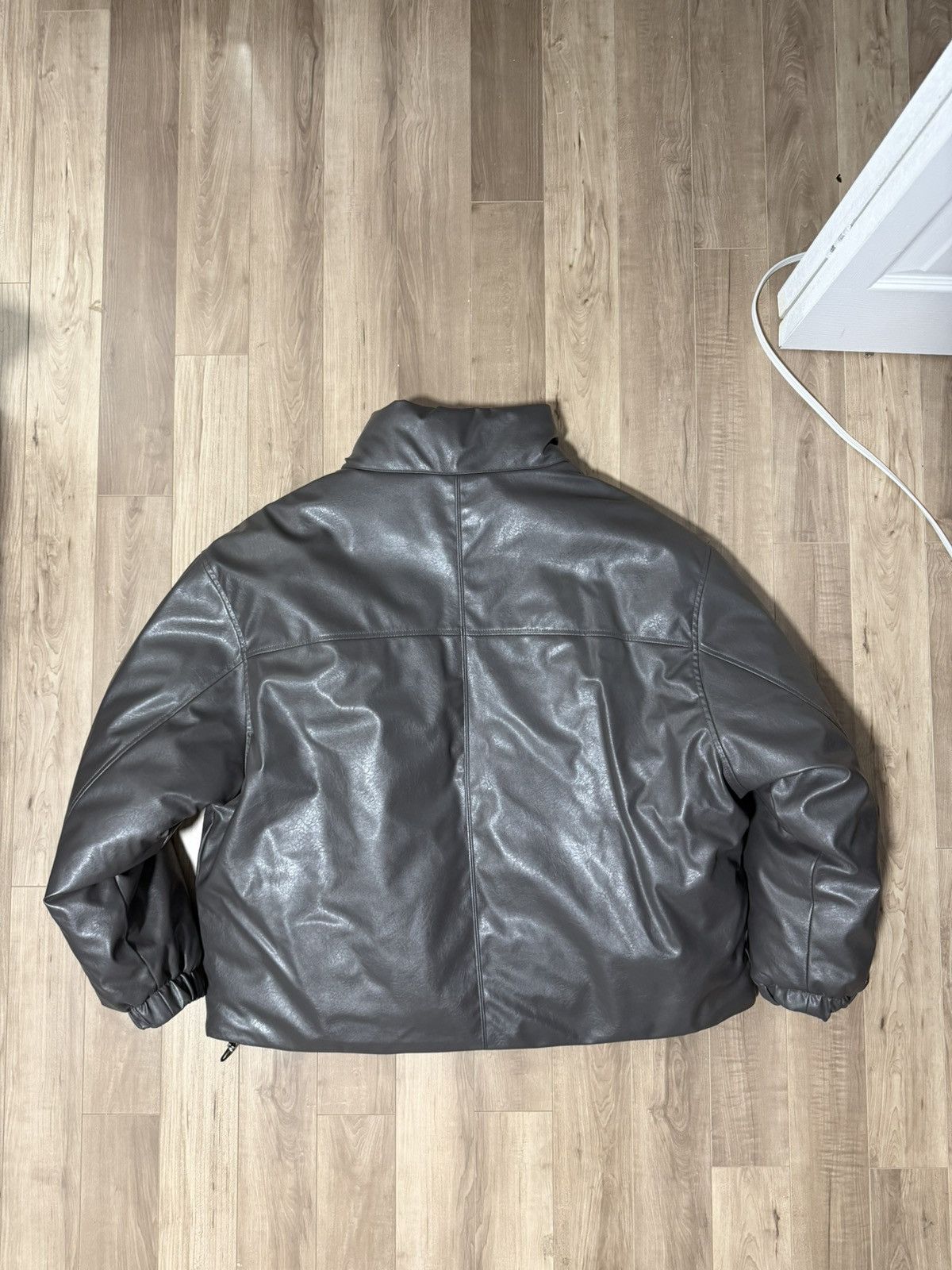 Zara ZARA Faux Leather Puffer Jacket Size US XL / EU 56 / 4 - 2 Thumbnail