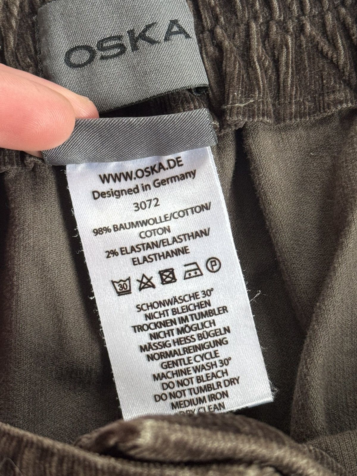 OSKA OSKA 4/size brown corduroy velvet baggy pants trousers chino Size 28" / US 6 / IT 42 - 11 Thumbnail