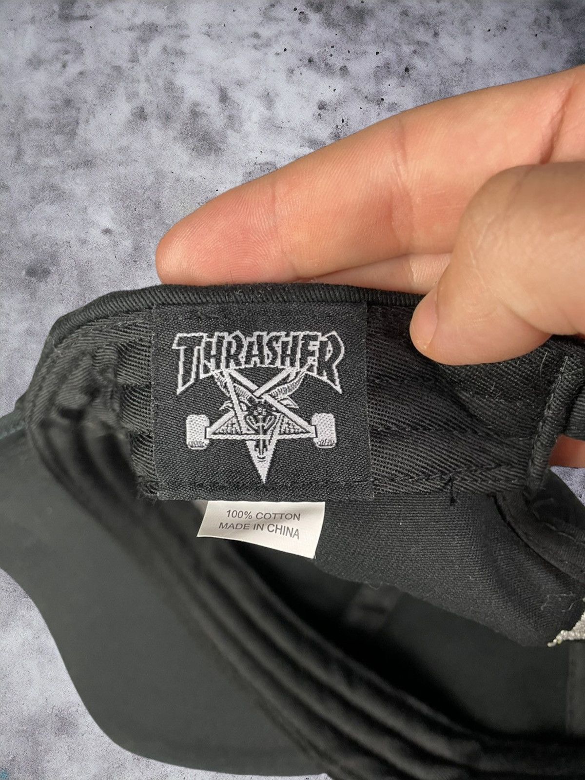 Thrasher × Vintage Vintage Thrasher Skate Cap Trucker Hat Size ONE SIZE - 3 Thumbnail